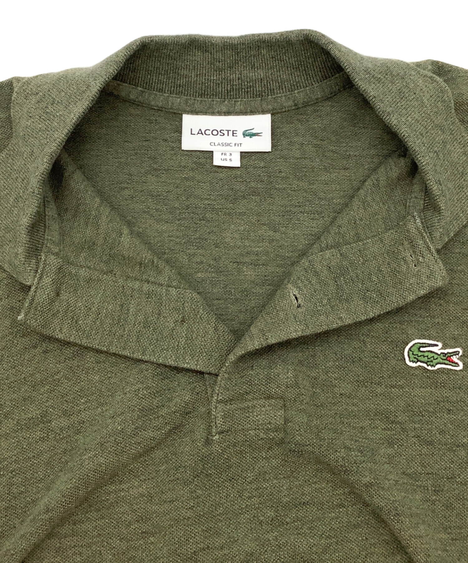 中古・古着通販】LACOSTE (ラコステ) L.12.64 ポロシャツ (杢・半袖 