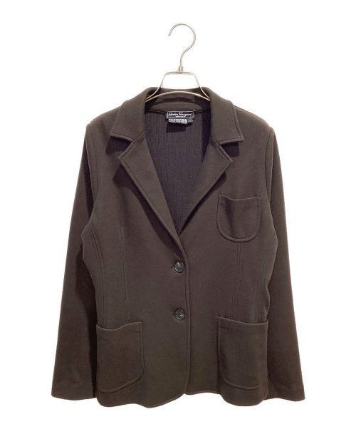 Salvatore Ferragamo ブラウンカシミヤ混スカートスーツ上下 Salvatore Ferragamo ブラウンカシミヤ混スカートスーツ上下 2025年