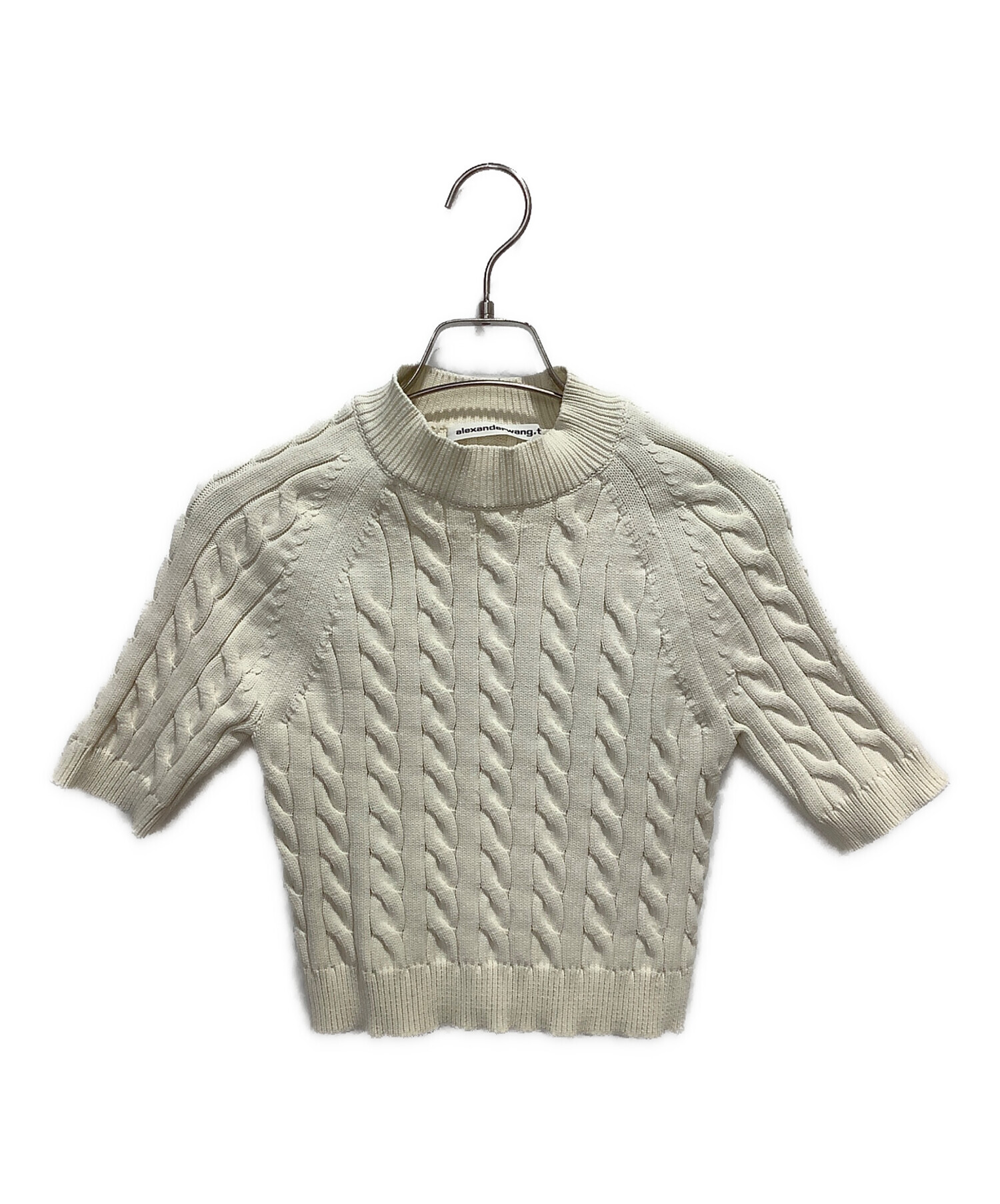 アレキサンダーワン ALEXANDER WANG beiress ショートスリーブ ニット レディース グレー Alexander Wang 【中古】 【アパレル・小物】 Alexander Wang - アレキサンダーワン ALEXANDER WANG beiress