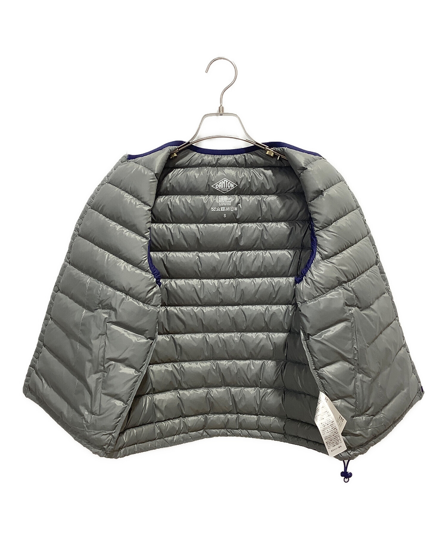 中古・古着通販】DANTON (ダントン) ダウンベスト ネイビー サイズ:S