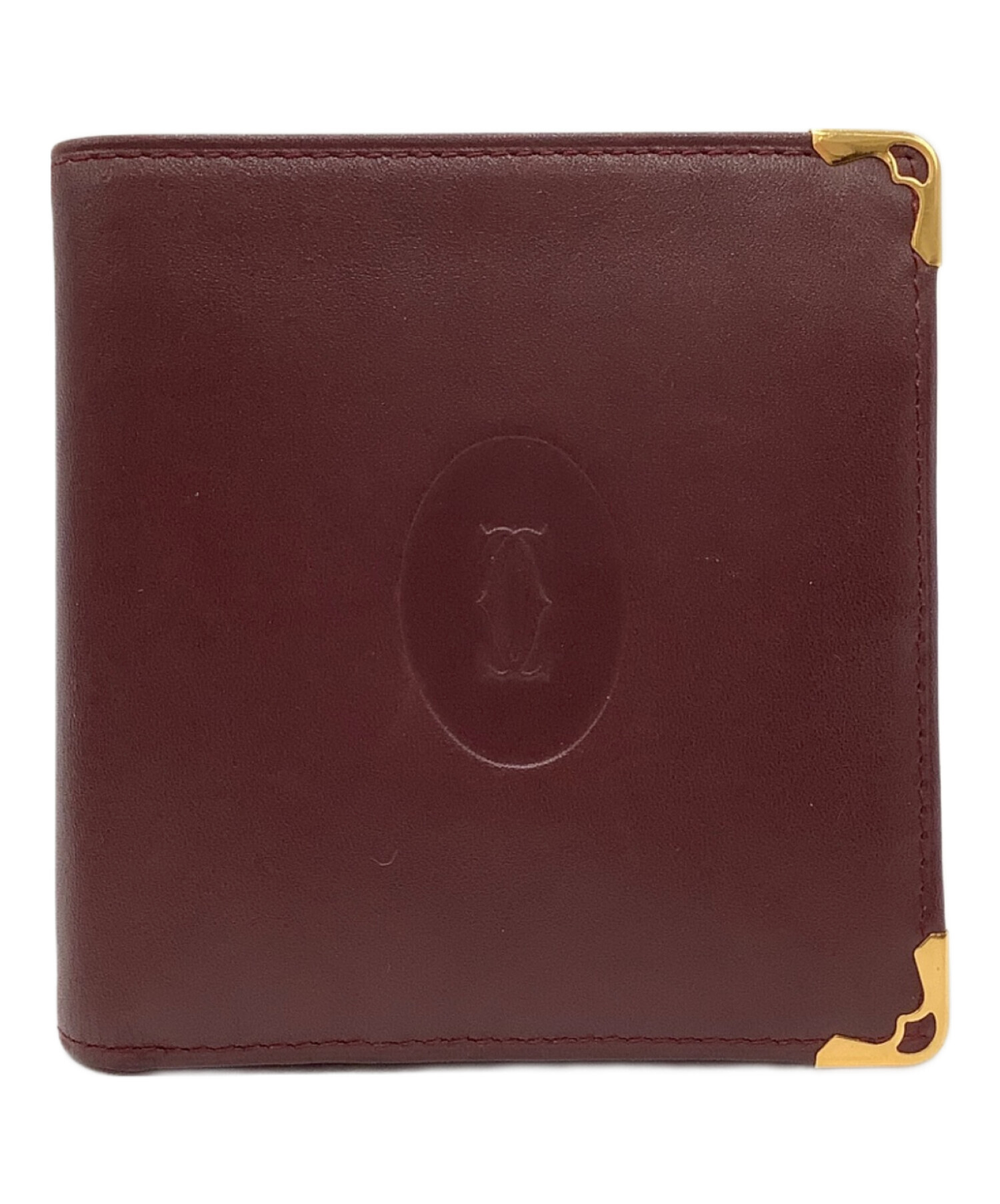 中古・古着通販】Cartier (カルティエ) マストライン 2つ折り財布  