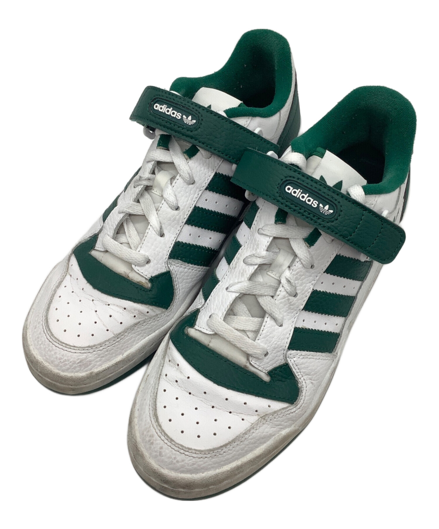 中古・古着通販】adidas (アディダス) FORUM LOW ホワイト×グリーン 