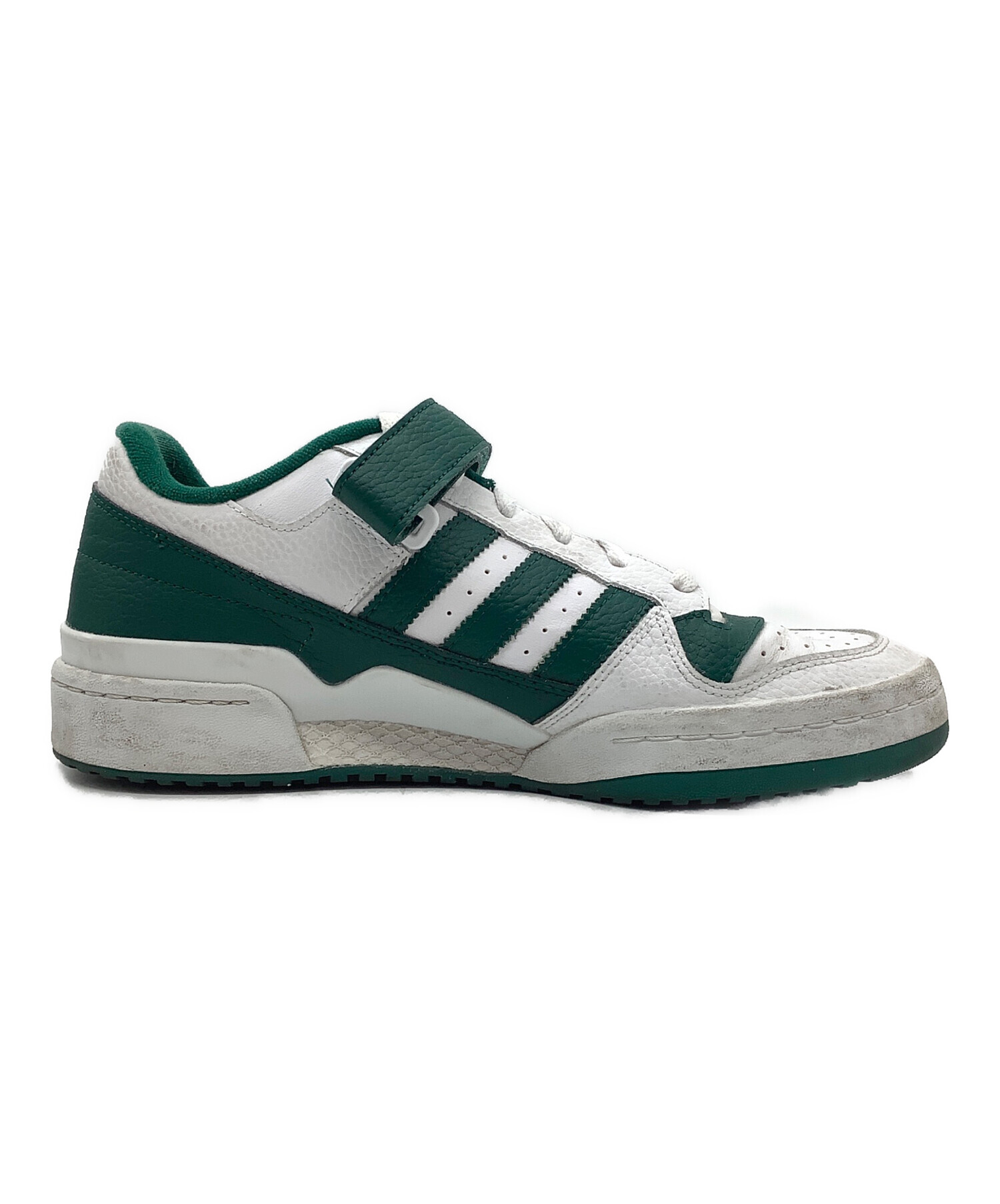 中古・古着通販】adidas (アディダス) FORUM LOW ホワイト×グリーン 