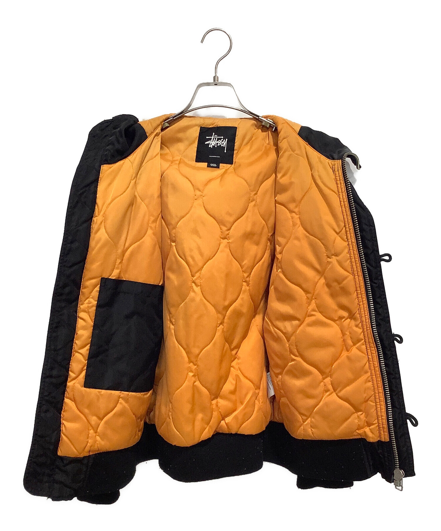 中古・古着通販】stussy (ステューシー) N-2Bジャケット ブラック