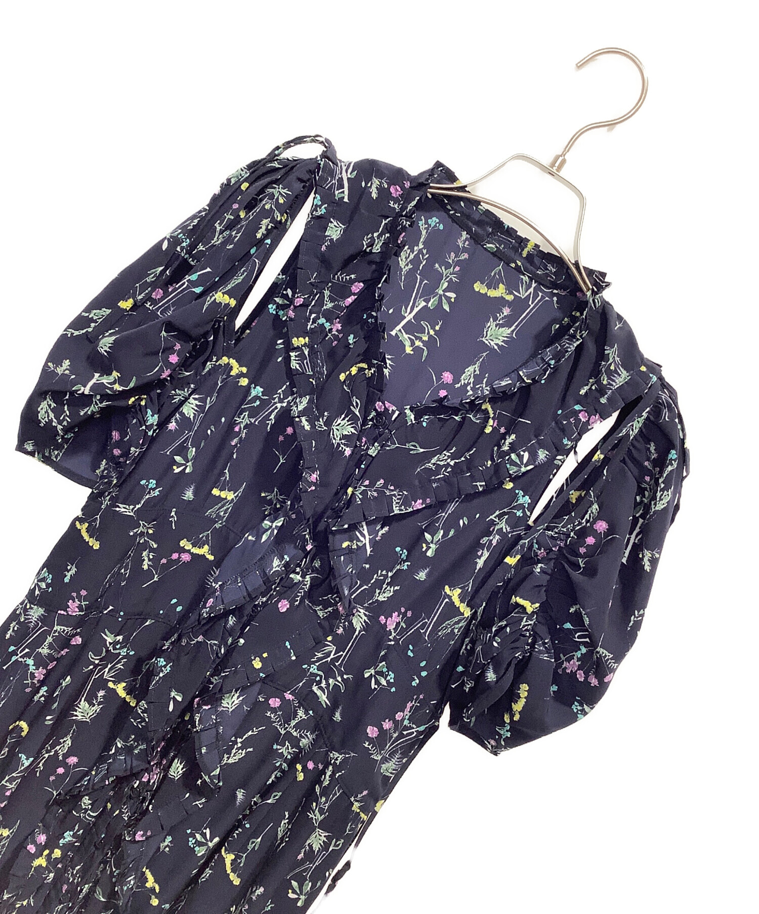 中古・古着通販】Snidel (スナイデル) フリルオーバーワンピース 