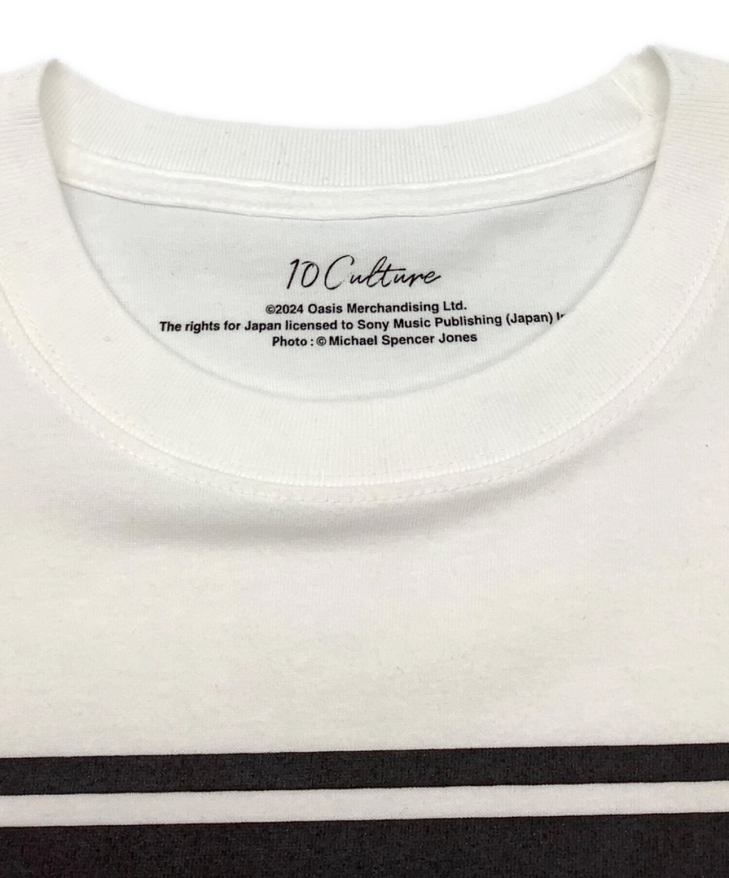 oasis×アダムエロペ 30thアニバーサリー ロンT 白 oasis×アダムエロペ