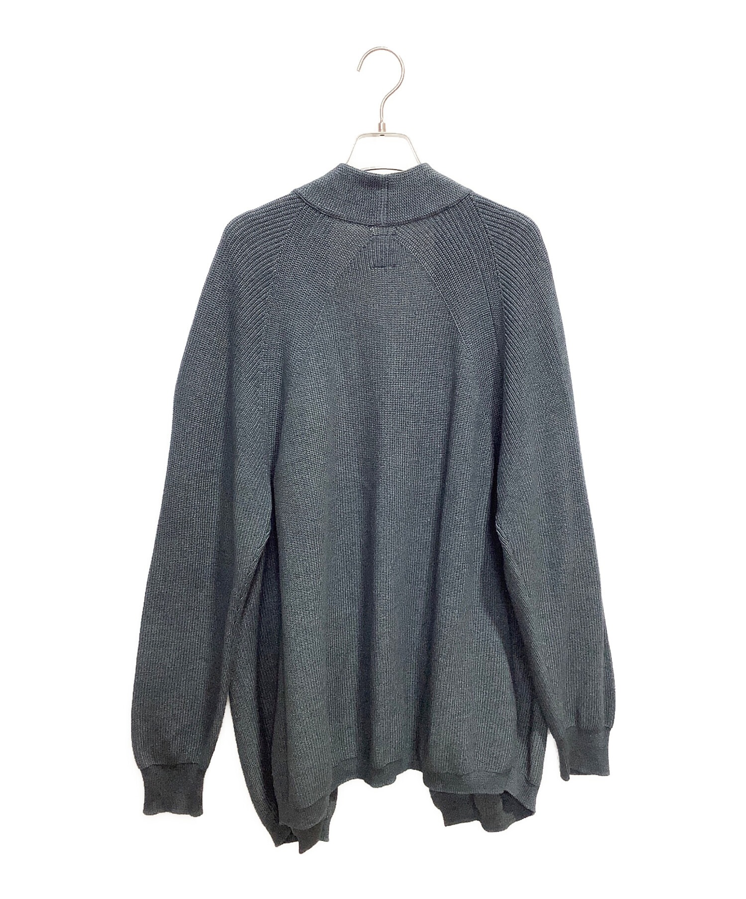 中古・古着通販】BATONER (バトナ―) カーディガン グレー サイズ:F