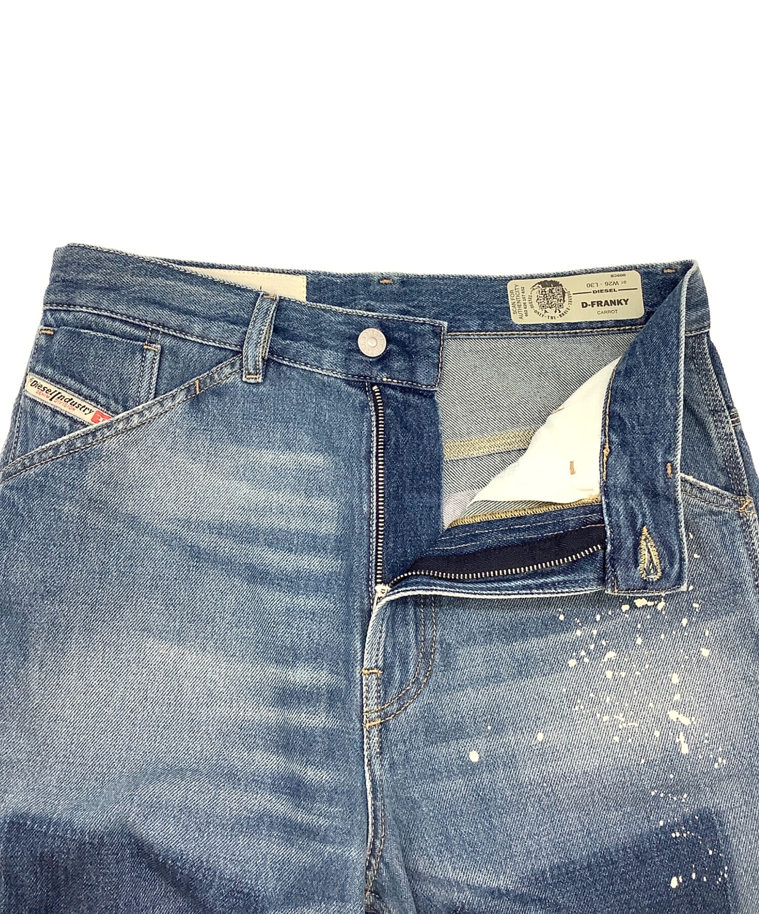 中古・古着通販】DIESEL (ディーゼル) USED加工デニムペインターパンツ