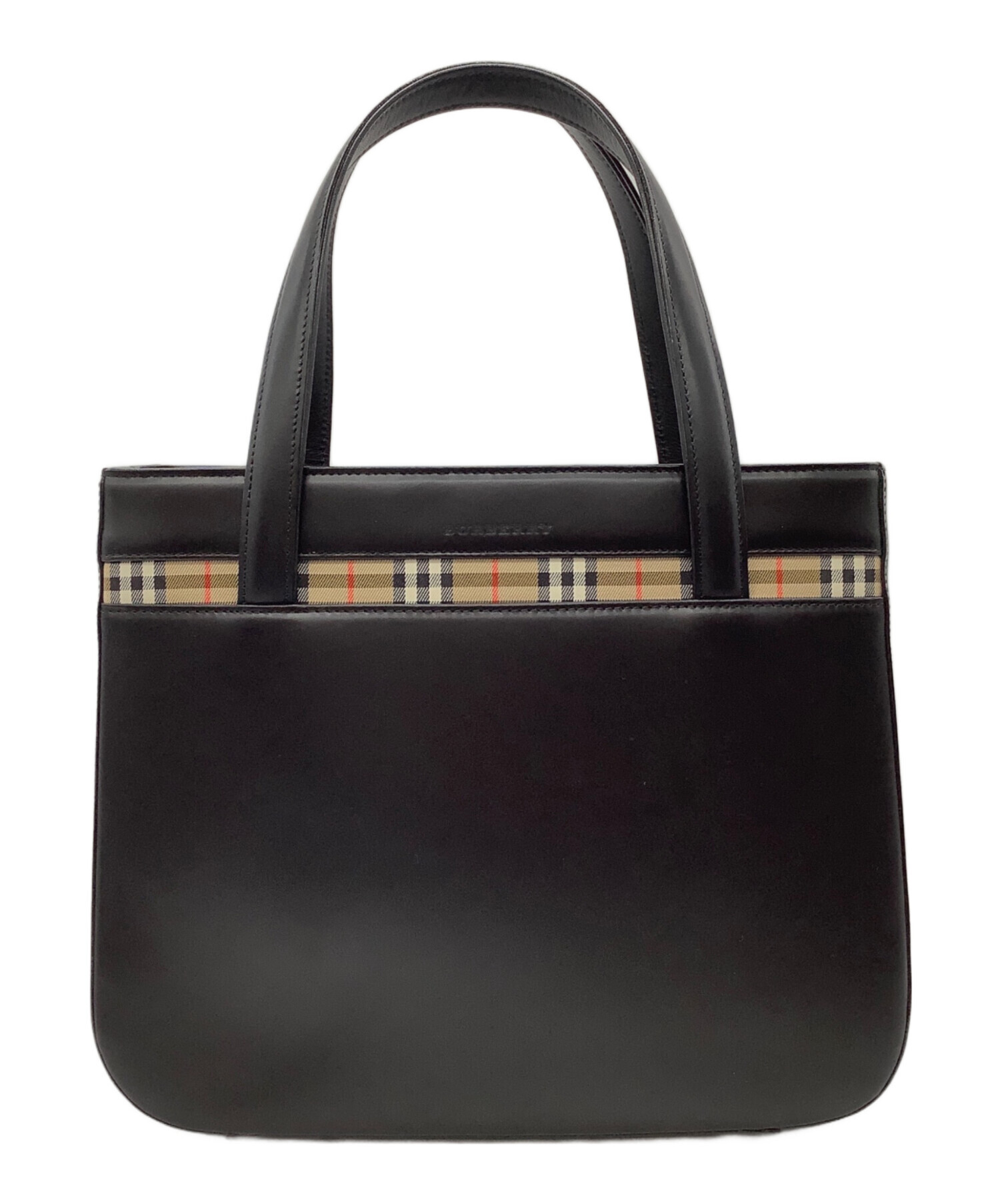 中古・古着通販】BURBERRY (バーバリー) ノバチェック ハンドバッグ 