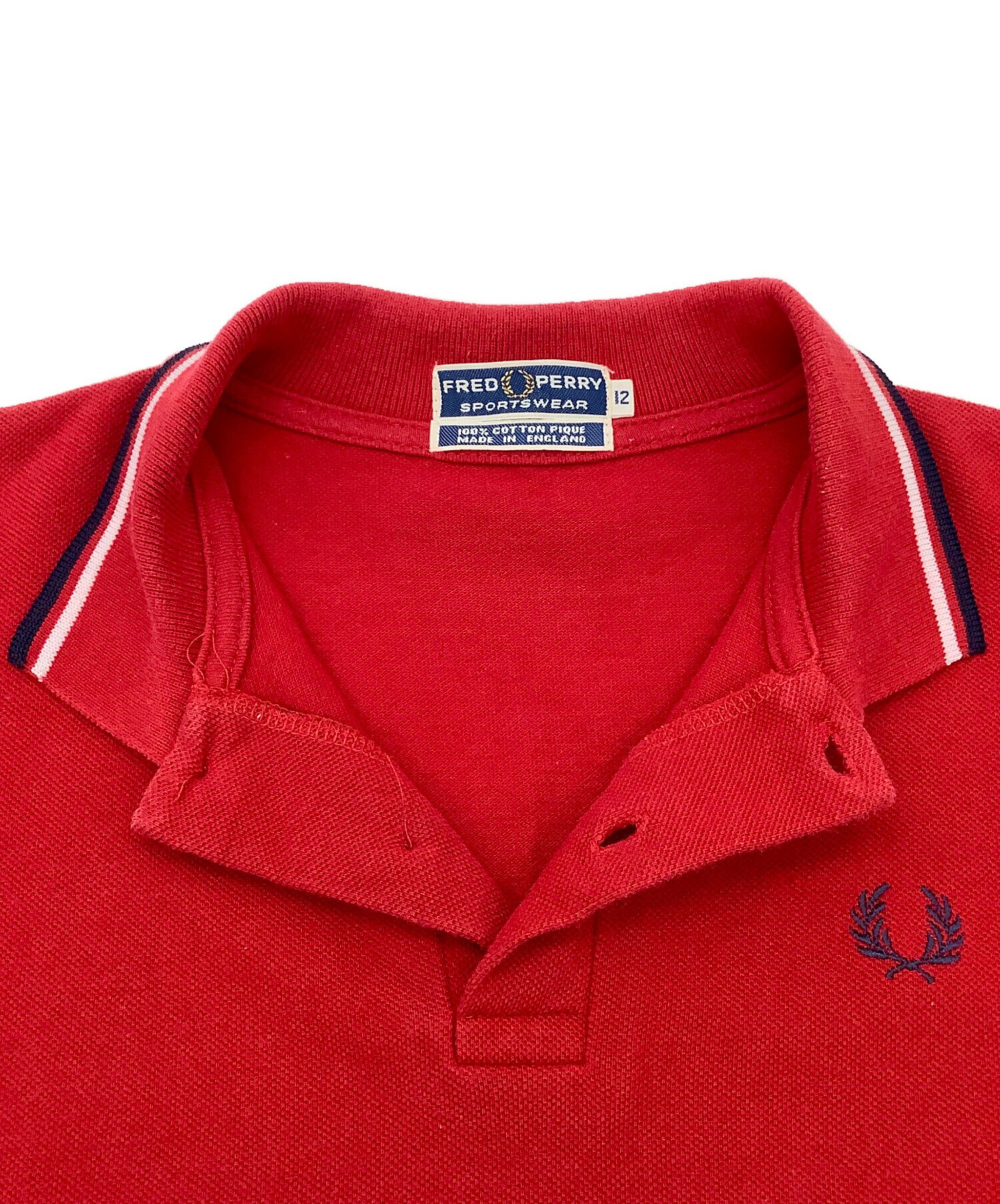 中古・古着通販】FRED PERRY (フレッドペリー) ポロシャツ レッド