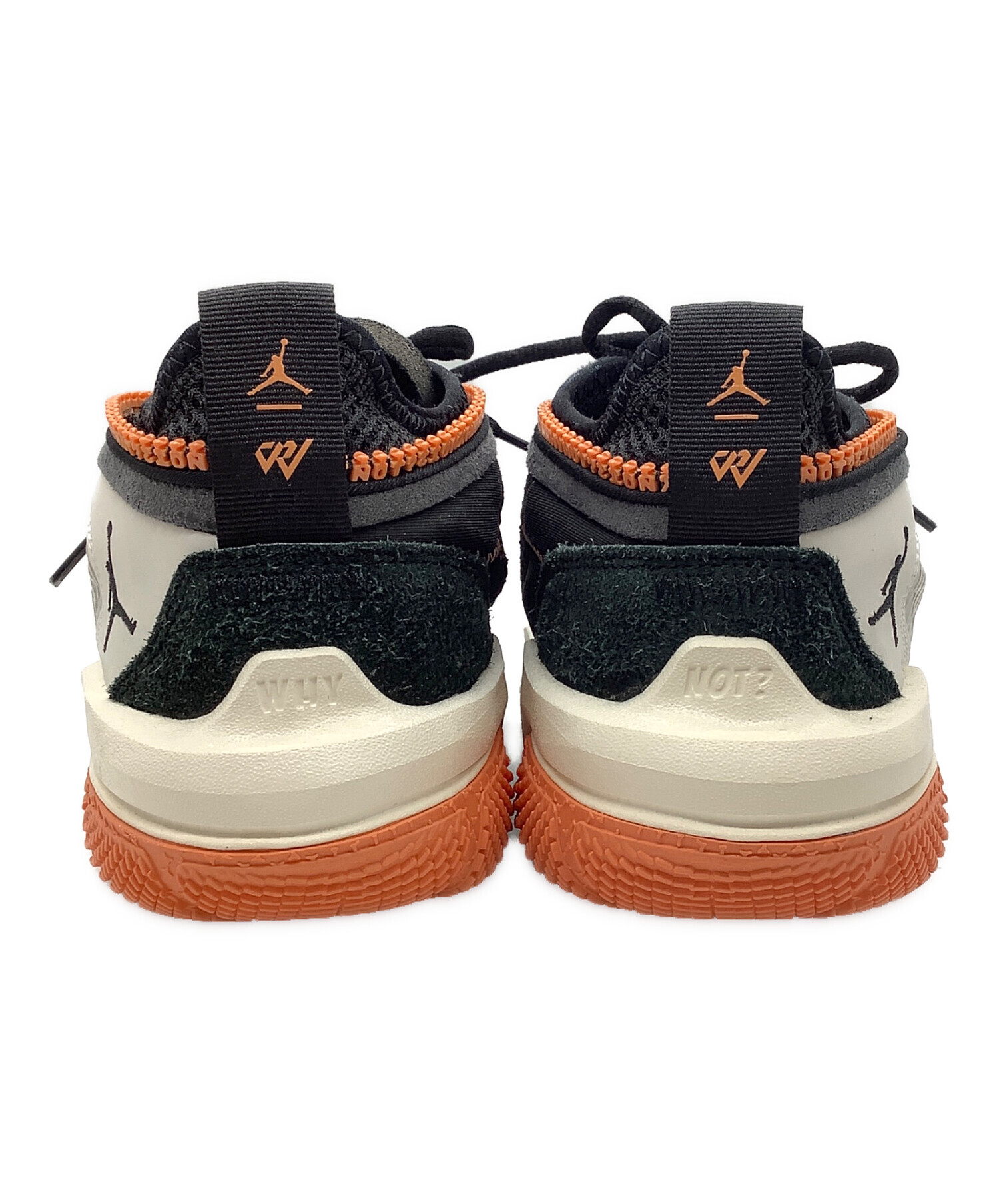 中古・古着通販】NIKE (ナイキ) バスケットシューズ ブラック×ホワイト 