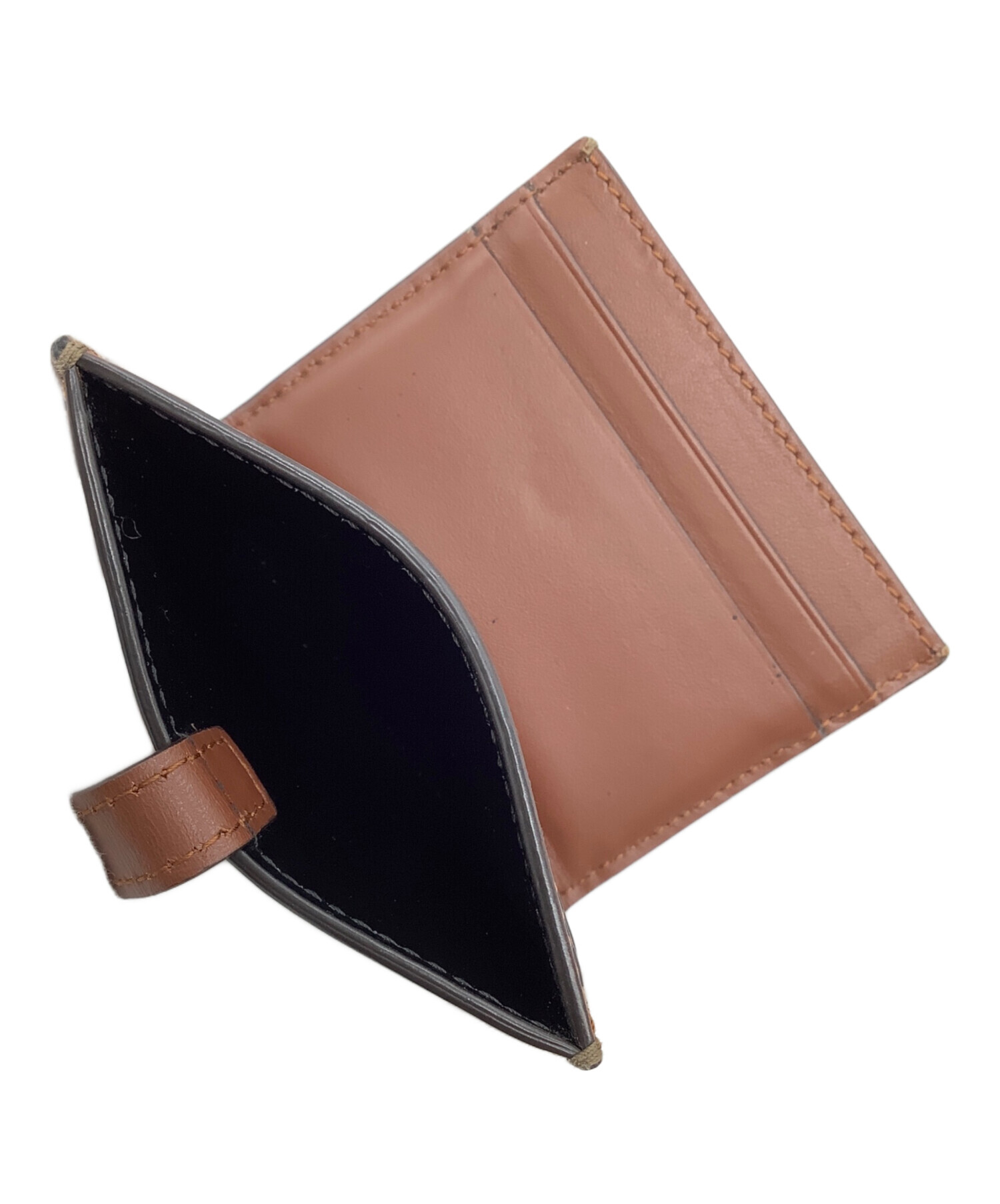 バーバリー　Burberry 二つ折り財布　茶色　柄模様　TBモノグラム BURBERRY（バーバリー） （新品・未使用品）バーバリー BURBERRY TB