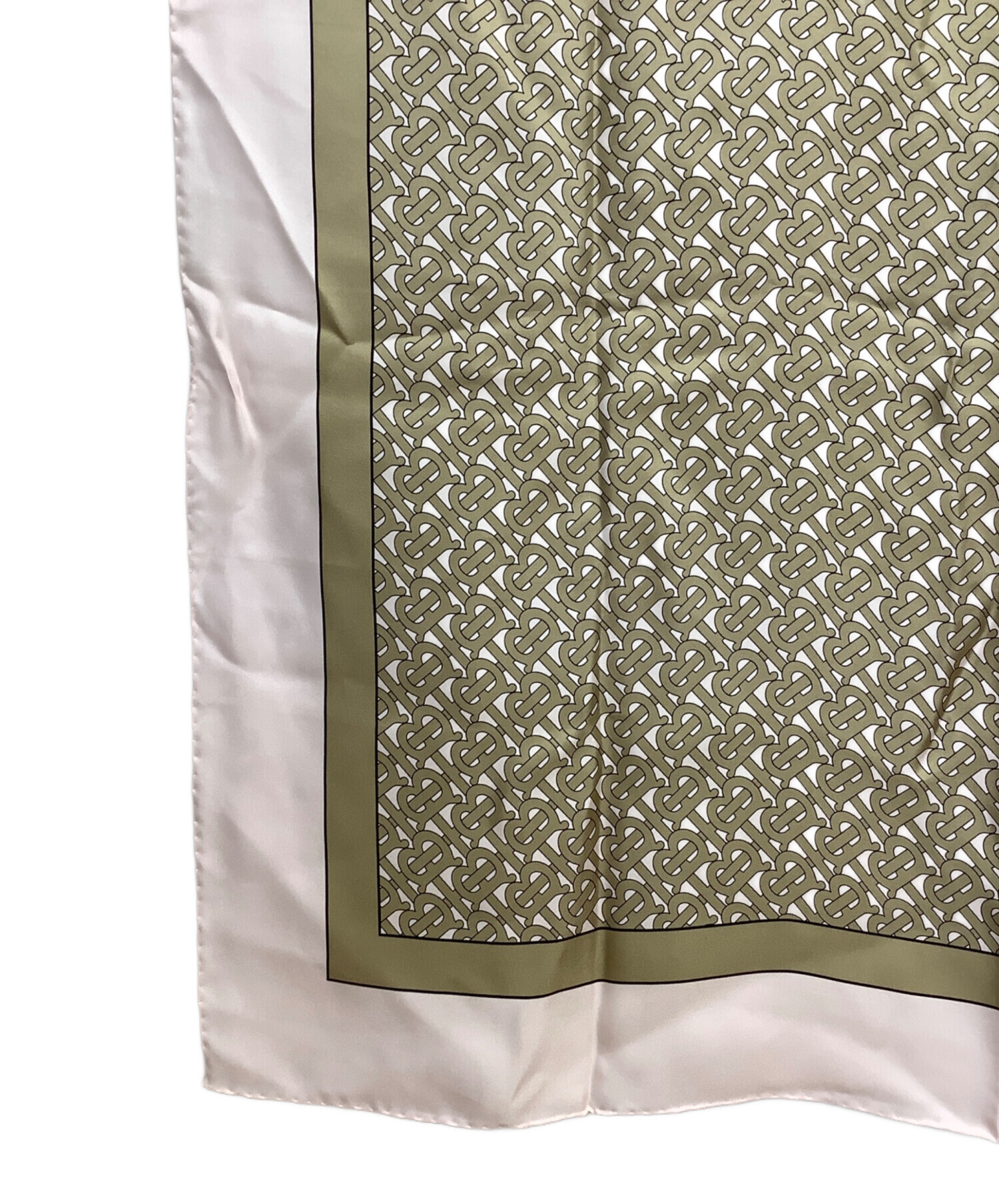 中古・古着通販】BURBERRY (バーバリー) BT柄 大判ストール ピンク