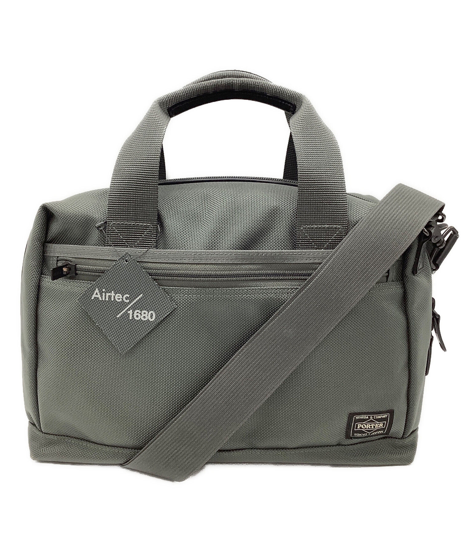 中古・古着通販】PORTER (ポーター) STAGE 2WAY BRIEFCASE オリーブ