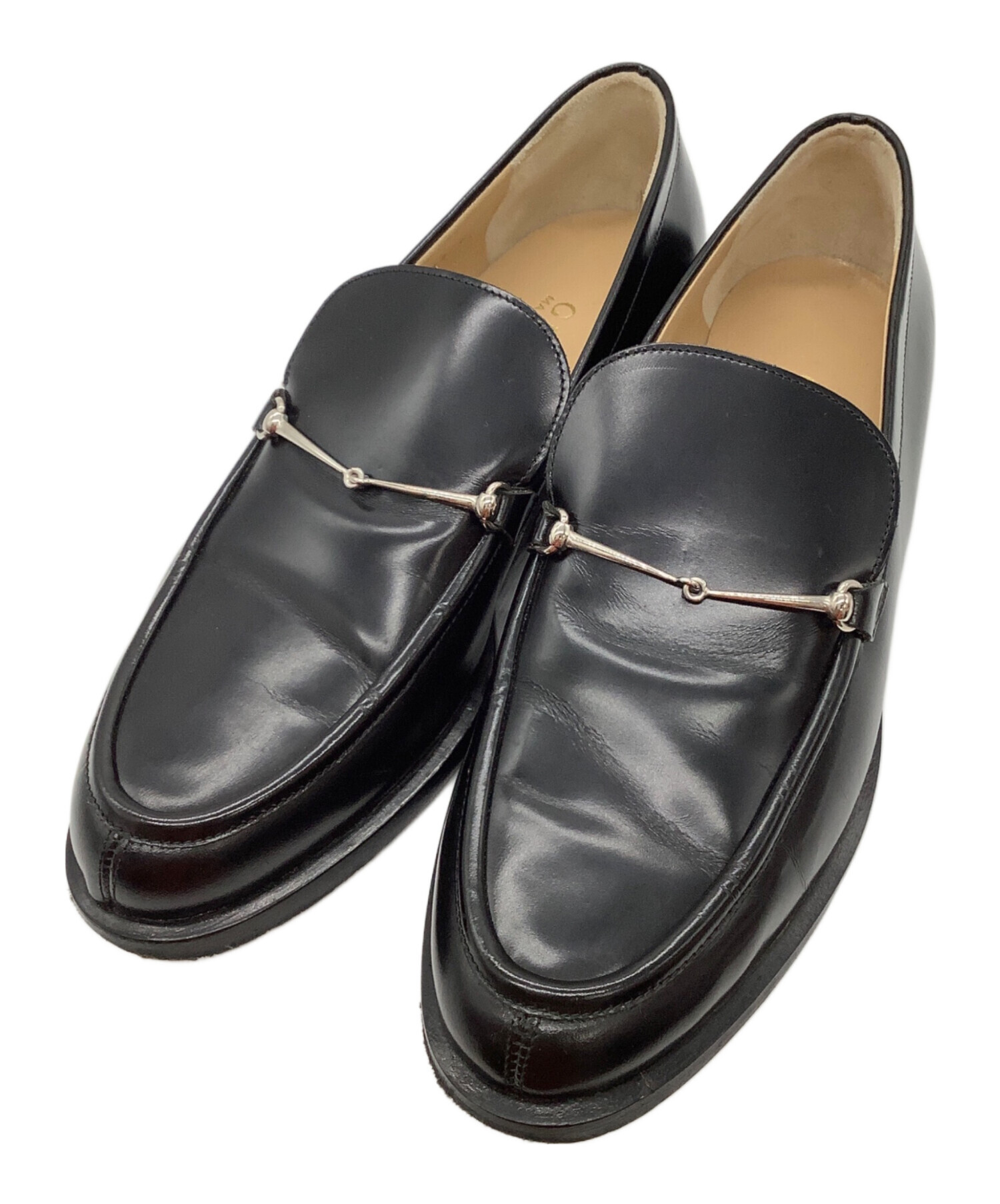 中古・古着通販】GUCCI (グッチ) ホースビットローファー ブラック 