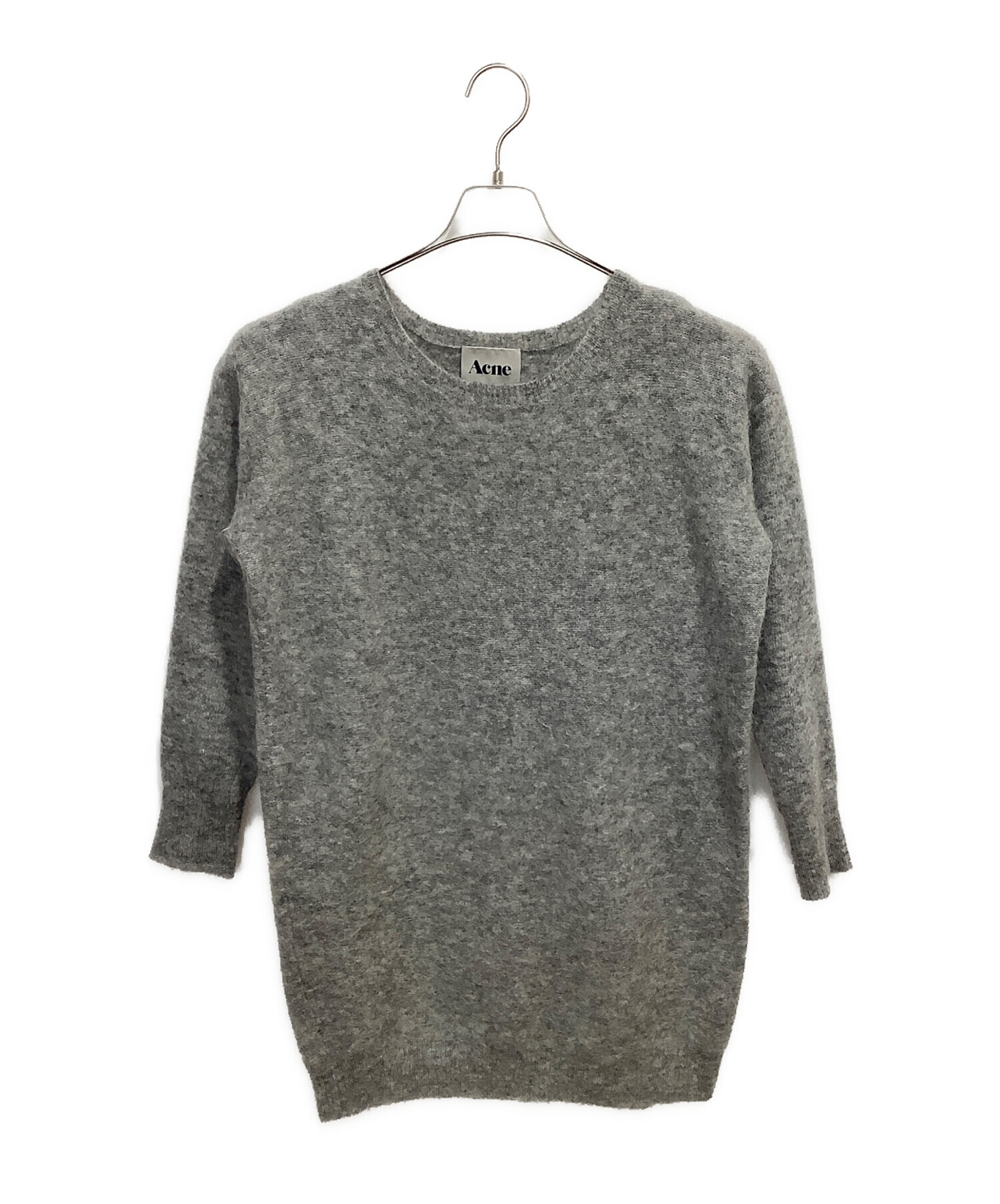 中古・古着通販】Acne (アクネ) モヘアニット グレー サイズ:XS 