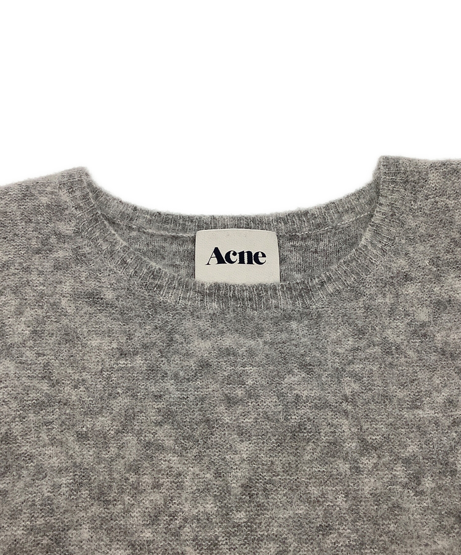 中古・古着通販】Acne (アクネ) モヘアニット グレー サイズ:XS