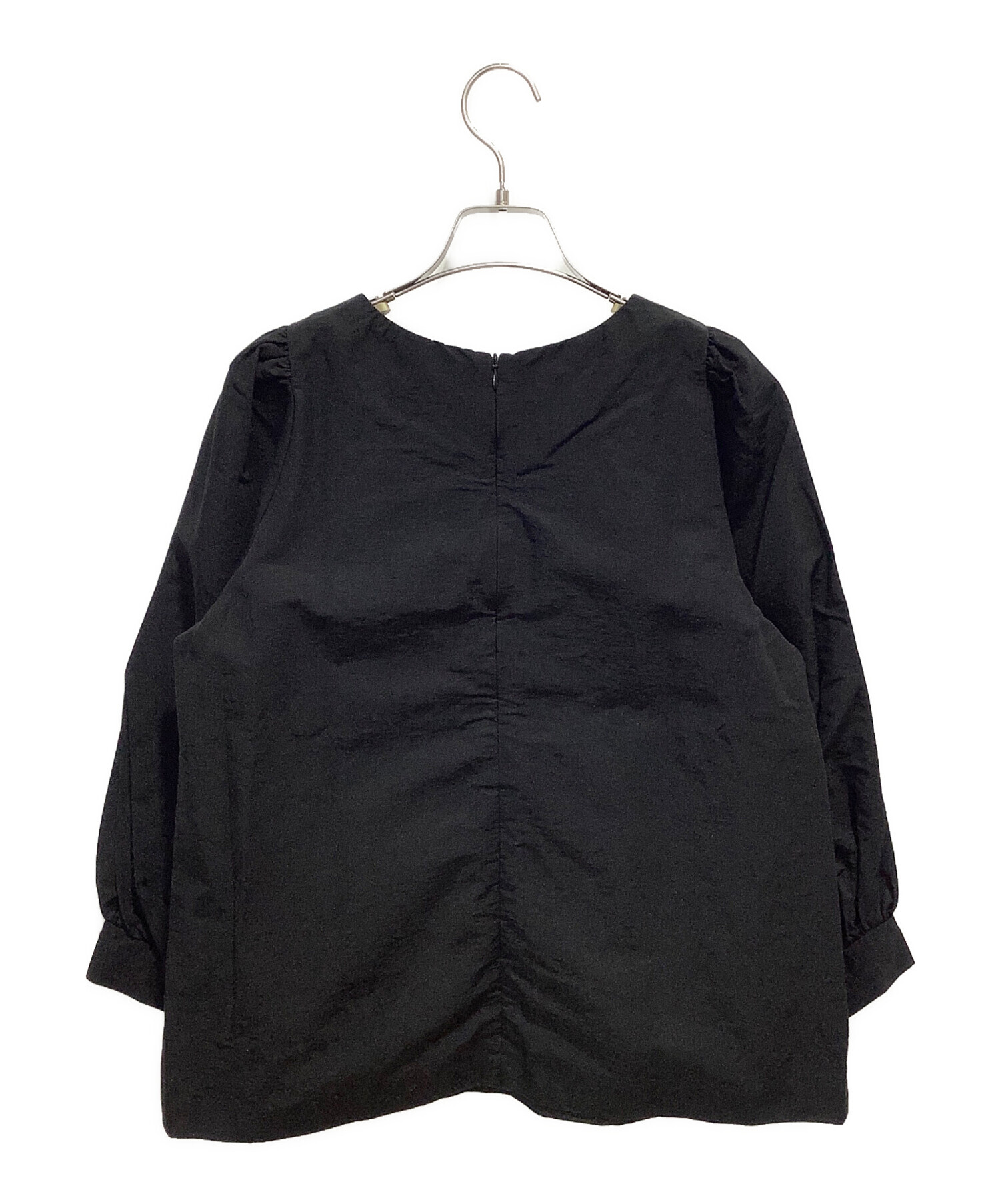 中古・古着通販】CELERI (セルリ) LONG PUFF ブラウス ブラック サイズ