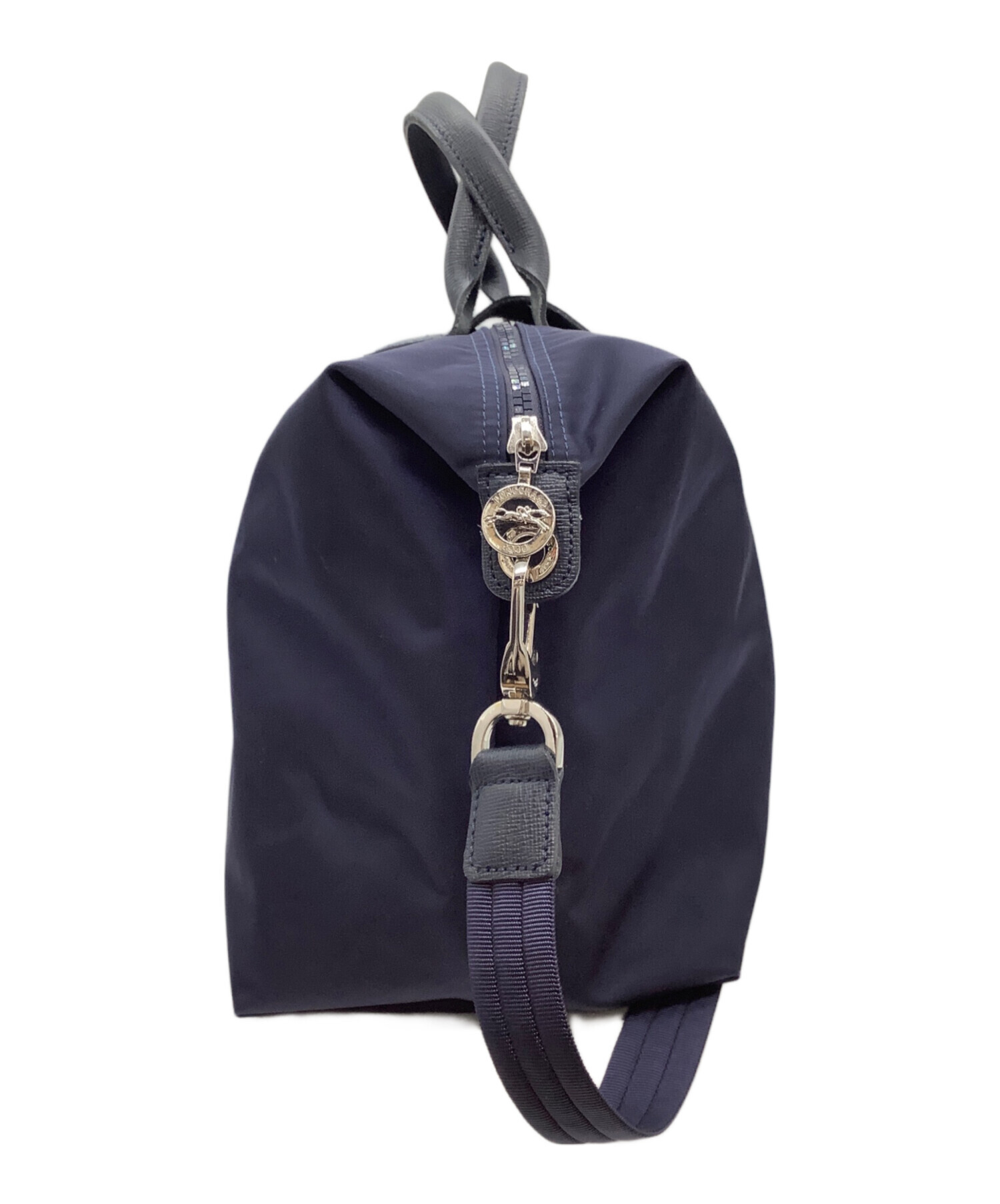 中古・古着通販】LONGCHAMP (ロンシャン) ルプリアージュ L ネイビー 