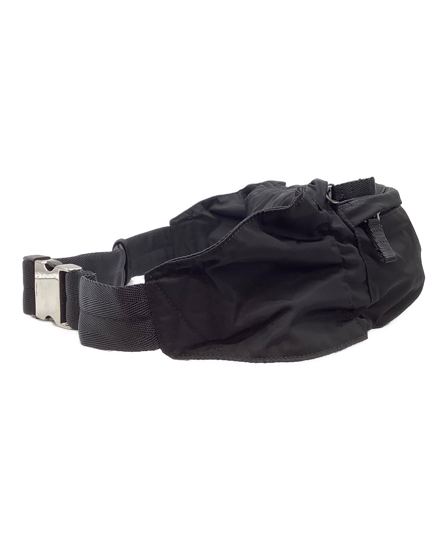 中古・古着通販】PRADA (プラダ) ウエストバッグ ブラック｜ブランド