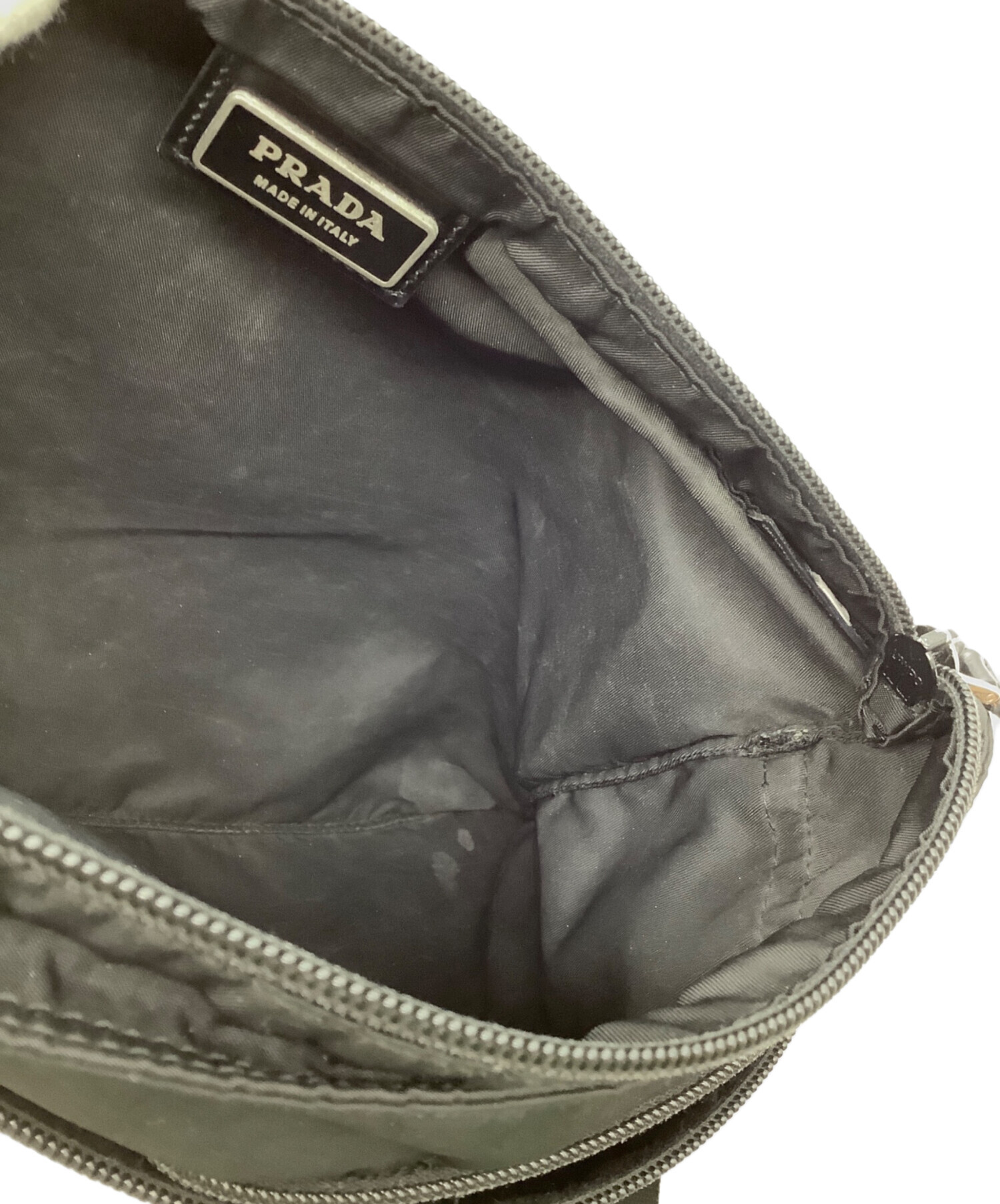 中古・古着通販】PRADA (プラダ) ショルダーバッグ ブラック｜ブランド