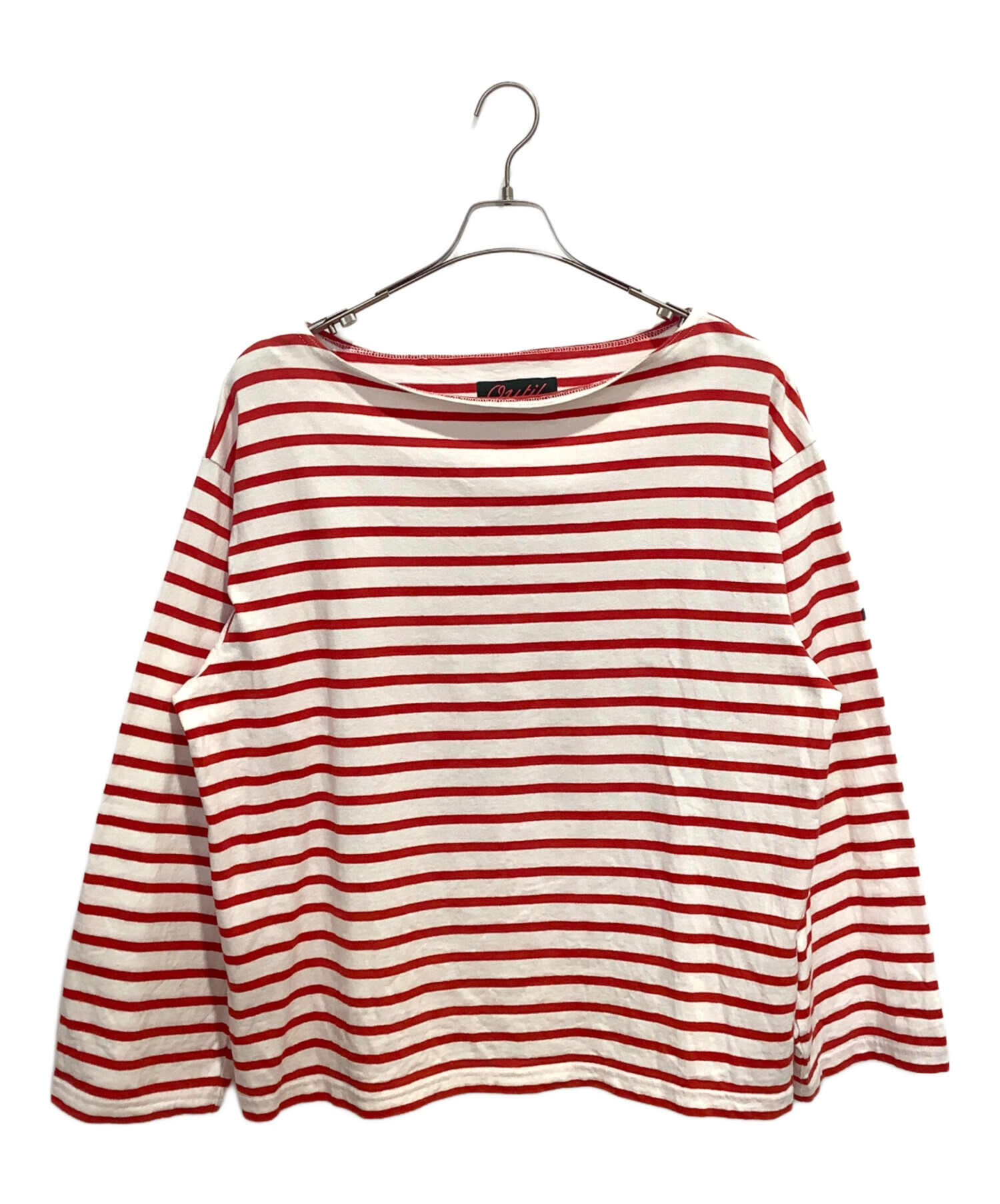 【極美品】ウティ outil バスクシャツ　size1 中古・古着通販】OUTIL (ウティ) バスクシャツ レッド サイズ:1