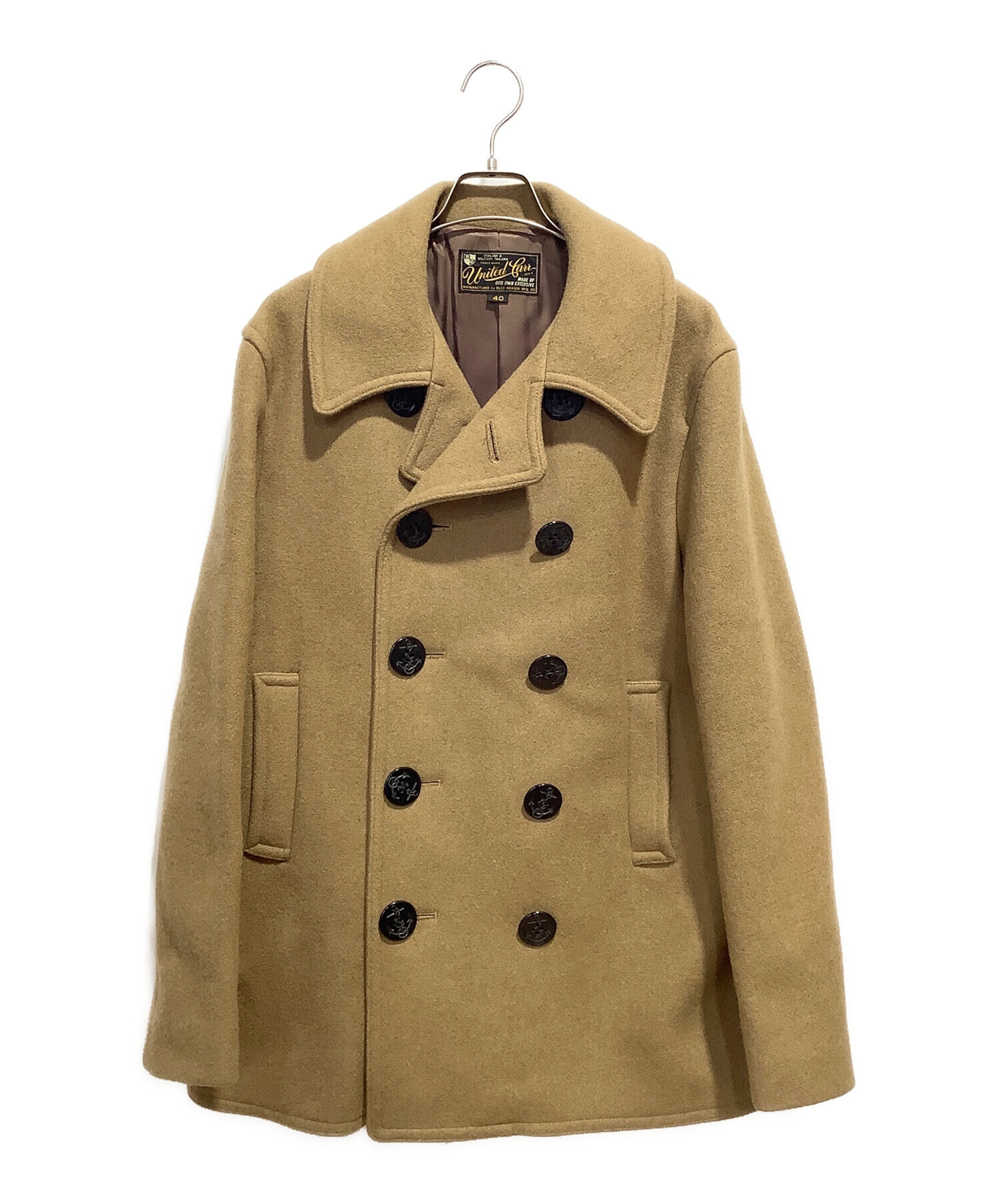 【United Carr】 BUZZ RICKSONS ミリタリーPコート 中古・古着通販】BUZZ RICKSON'S (バズリクソンズ) UNITED CARR 26