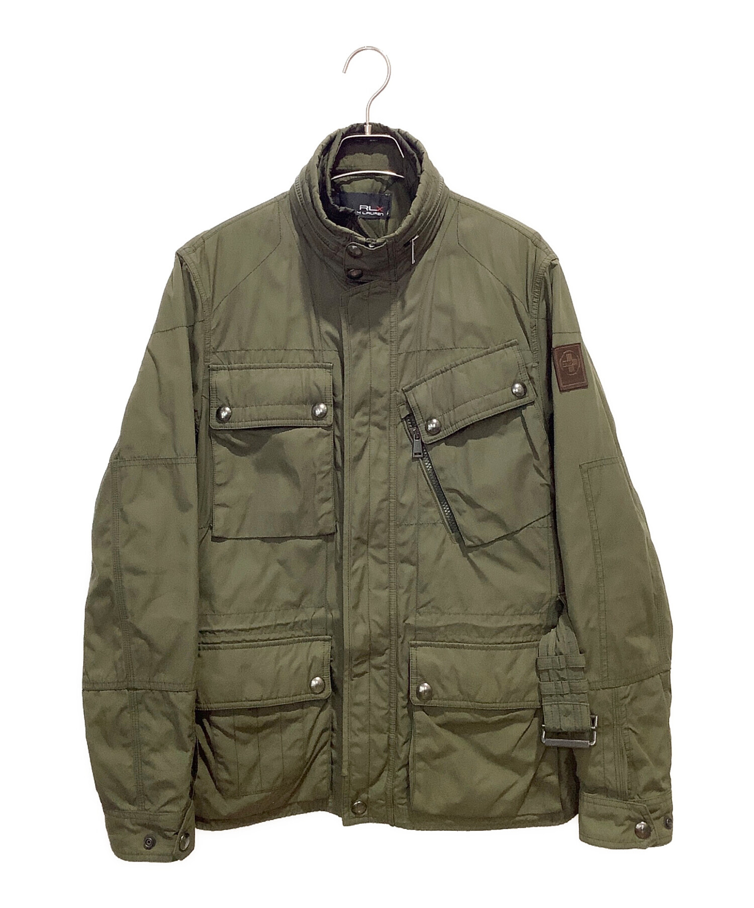 希少 Polo Ralph Lauren モーターサイクル プルオーバー L Polo Ralph Lauren /ポロラルフローレン/モーターサイクルジャケット