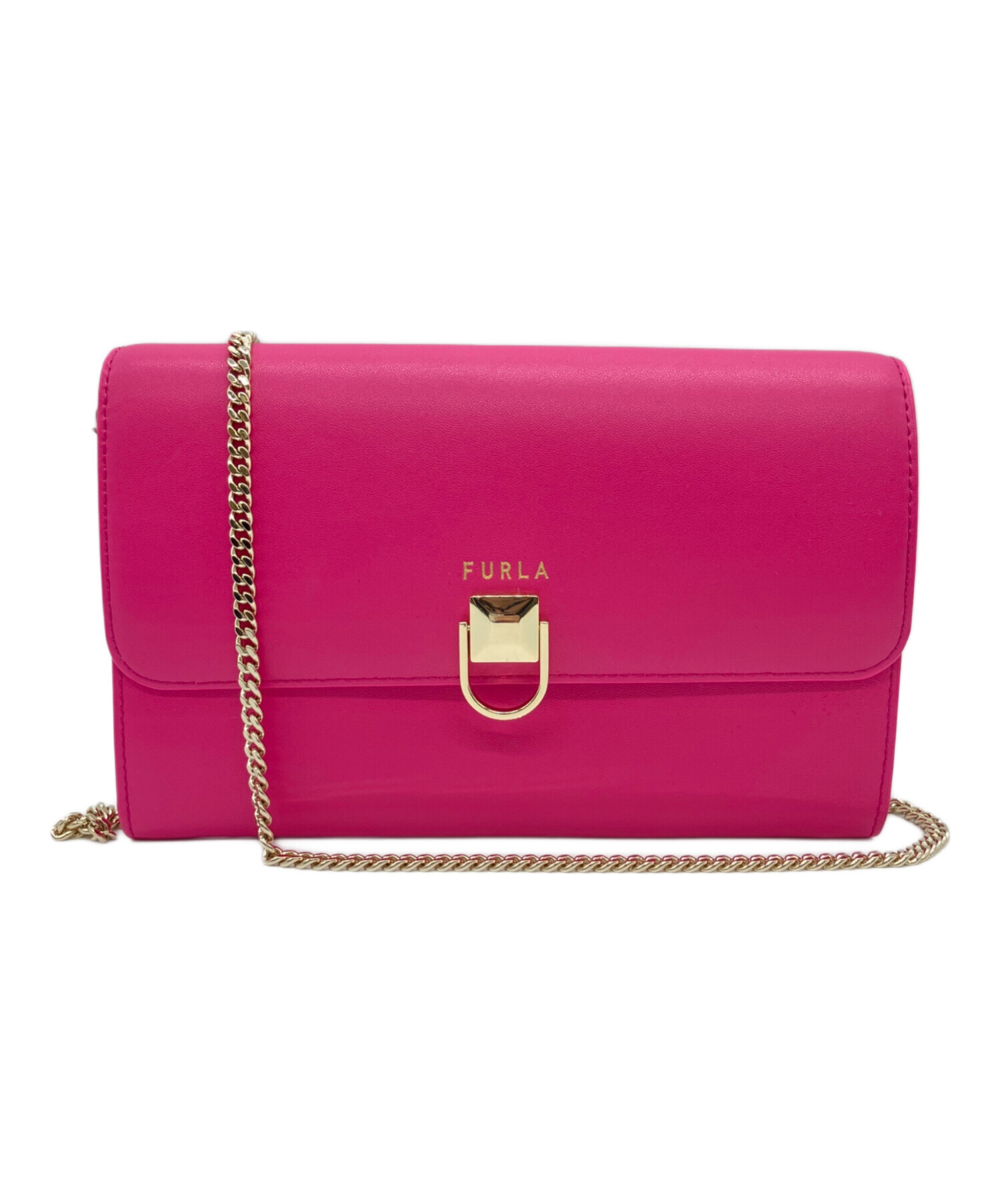 【B558】2WAYショルダーバッグ FURLA  ピンク ジャングルジャングル岩出店 和歌山 岩出市 紀の川市 海南市 中古・古着通販】FURLA (フルラ) ショルダーバッグ ピンク｜ブランド