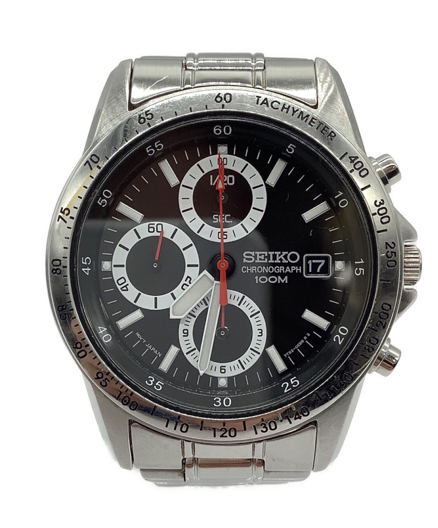 中古・古着通販】SEIKO (セイコー) クロノグラフ シルバー｜ブランド 