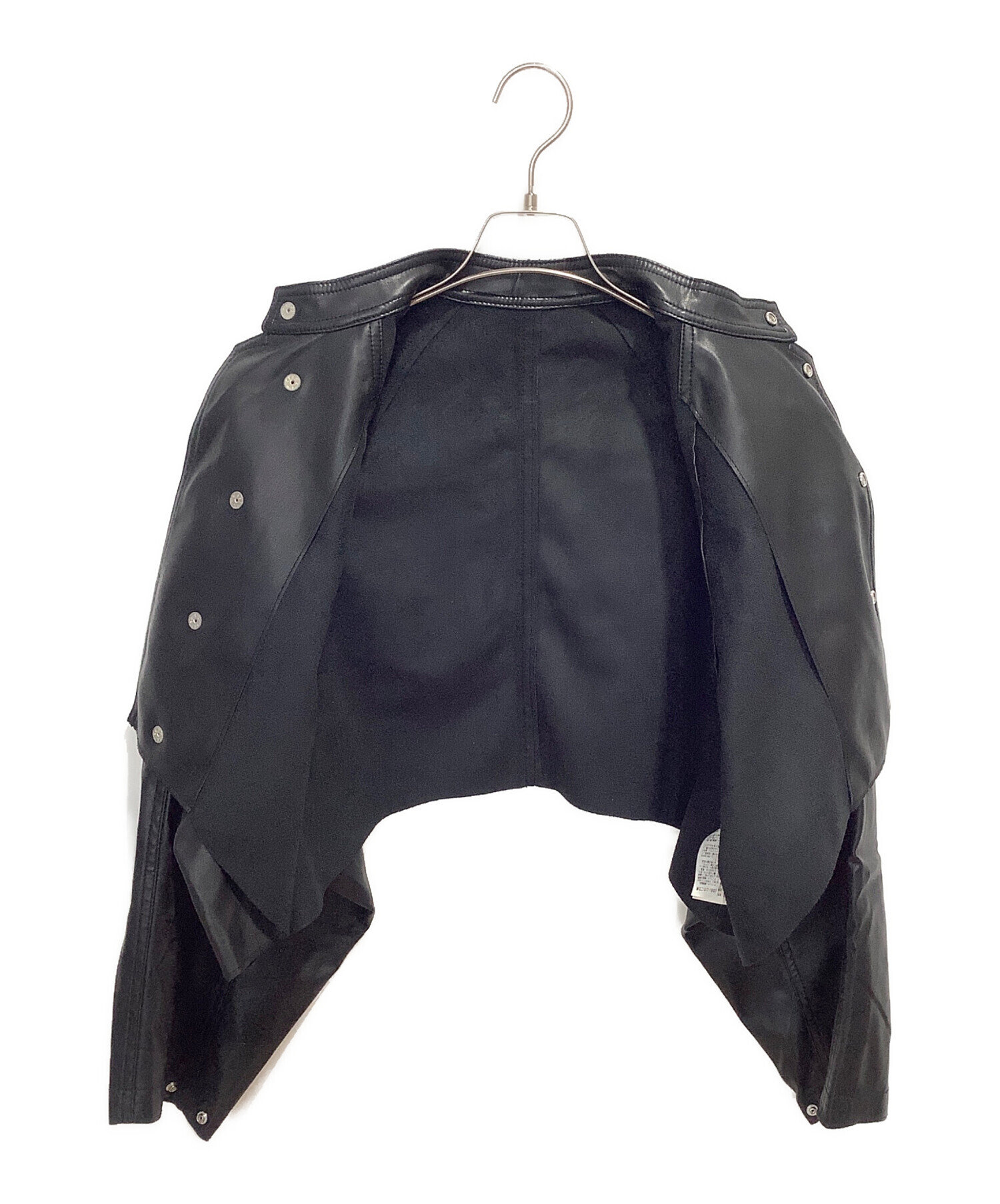 中古・古着通販】AMERI (アメリ) ROUND SHORT SYNTHETIC LEATHER 