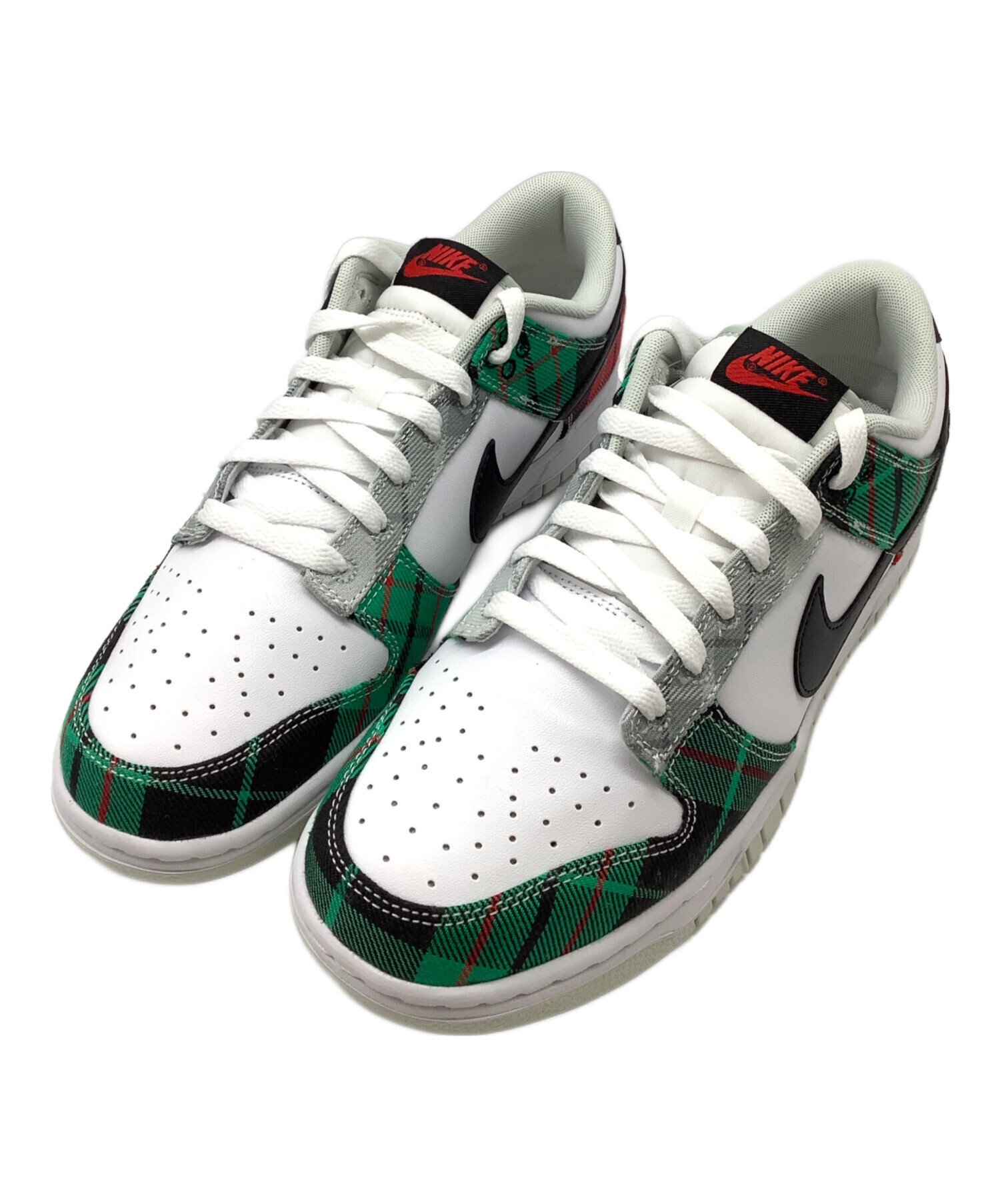 中古・古着通販】NIKE (ナイキ) DUNK LOW RETRO PRM ホワイト×グリーン 