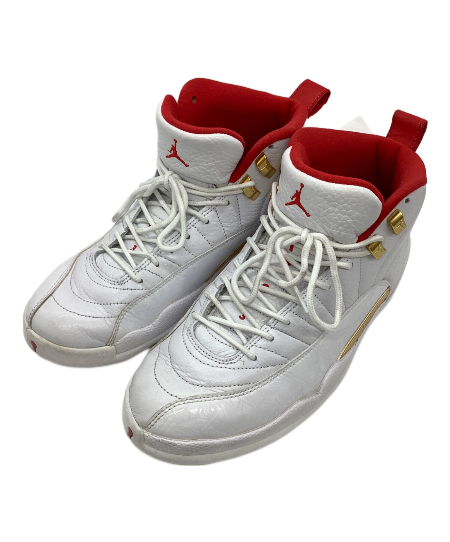 中古・古着通販】NIKE (ナイキ) AIR JORDAN 12 RETRO ホワイト サイズ 