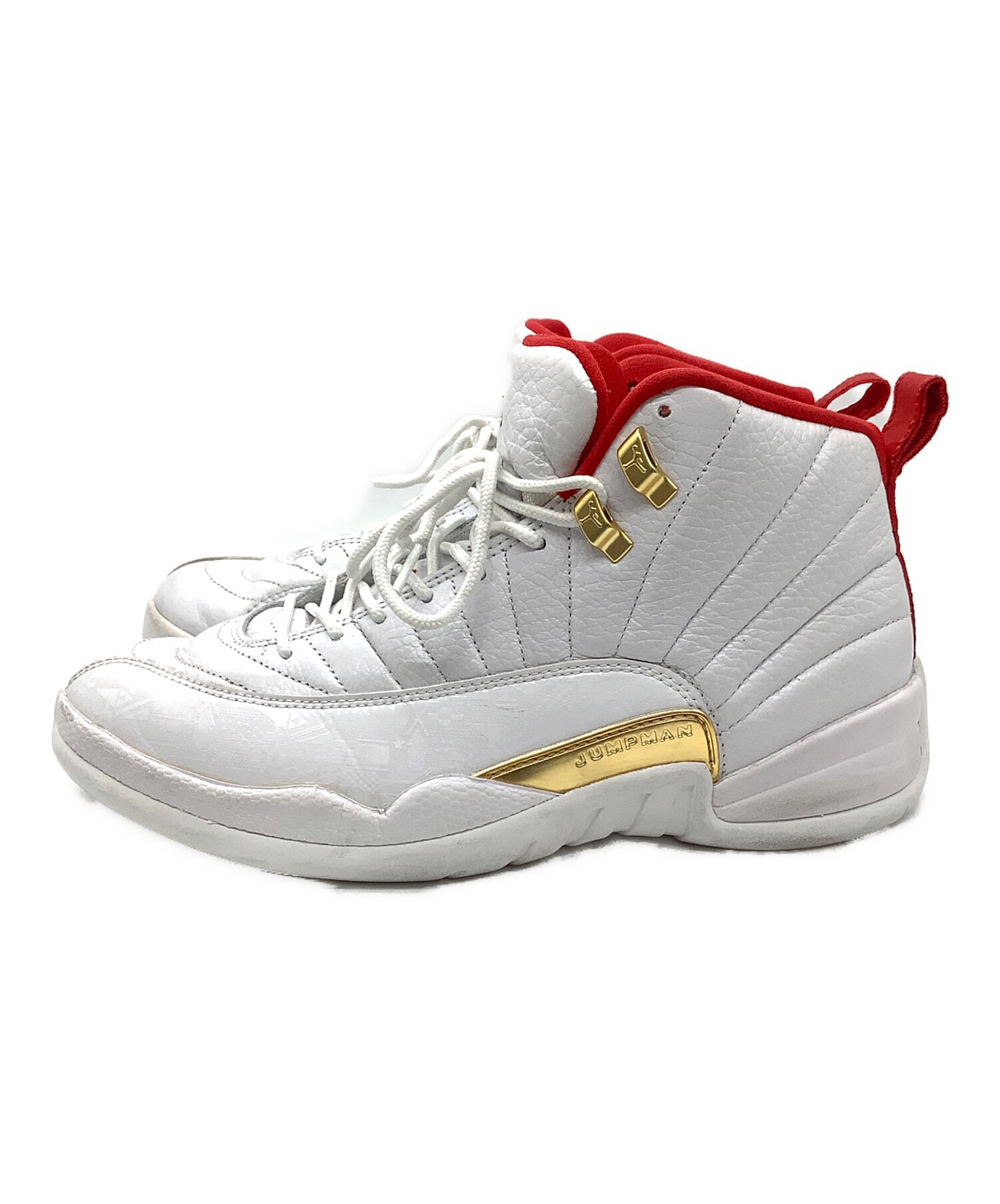 中古・古着通販】NIKE (ナイキ) AIR JORDAN 12 RETRO ホワイト サイズ 