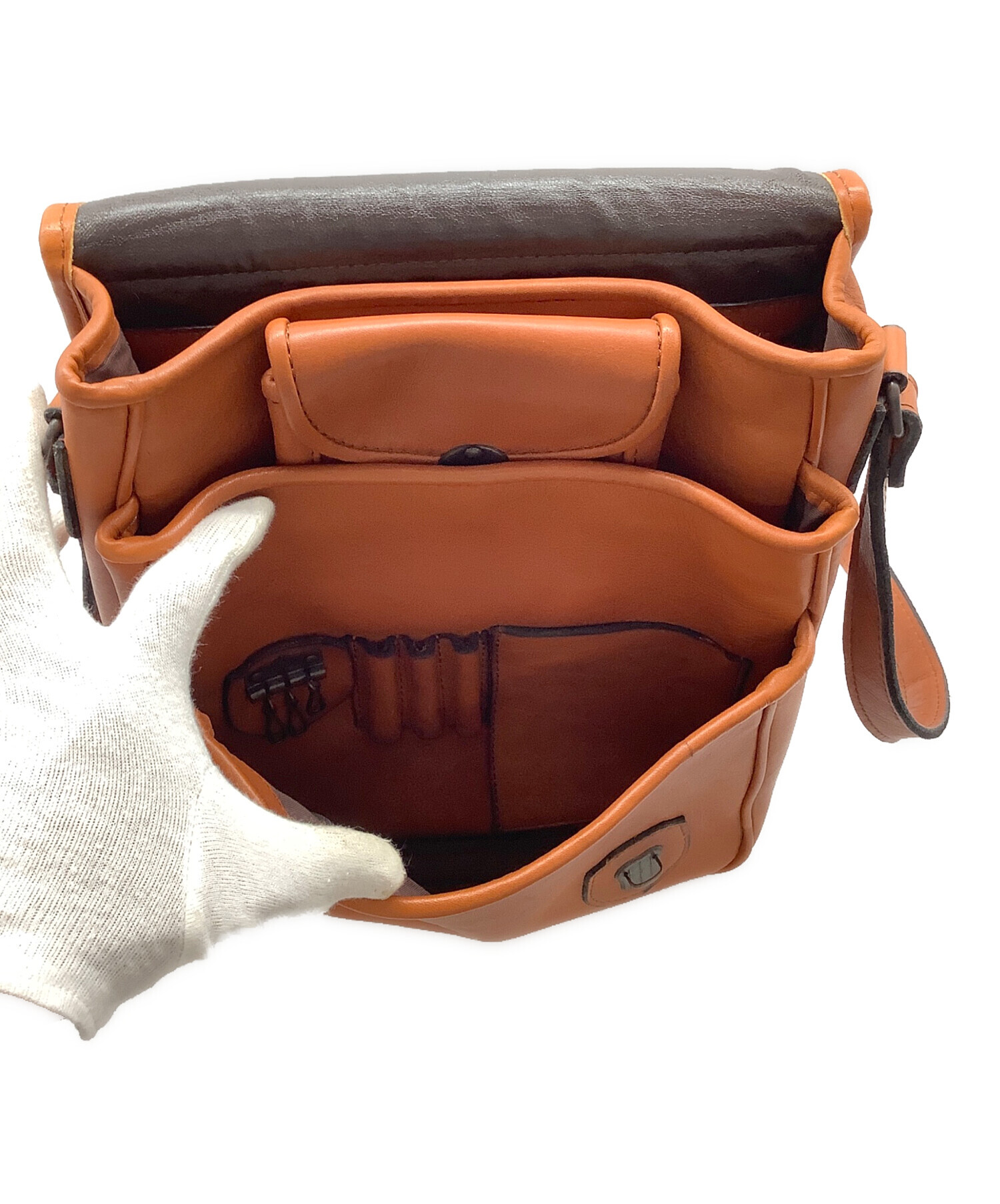 中古・古着通販】PORTER (ポーター) BARON SHOULDER BAG ブラウン 
