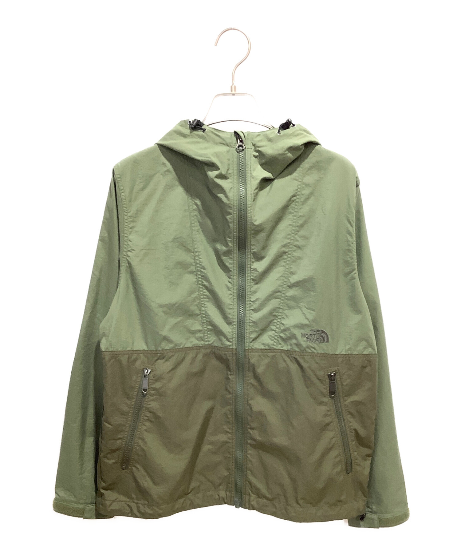 The North Face フード付きジャケット オリーブグリーン 中古・古着通販】THE NORTH FACE (ザ ノース フェイス