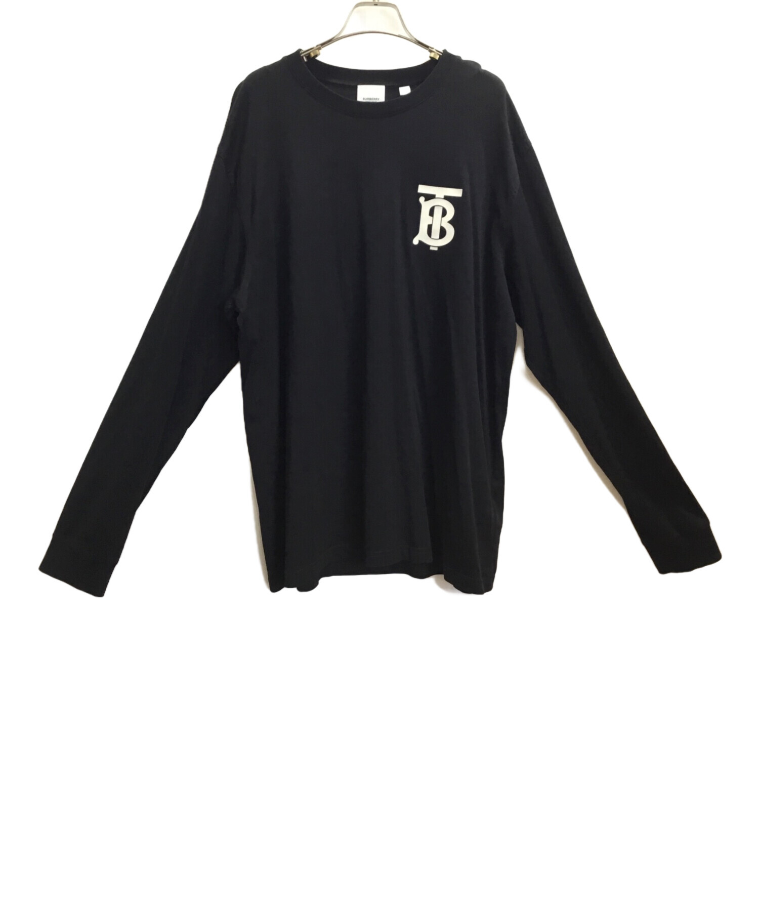 中古・古着通販】BURBERRY (バーバリー) 長袖Tシャツ ブラック サイズ 