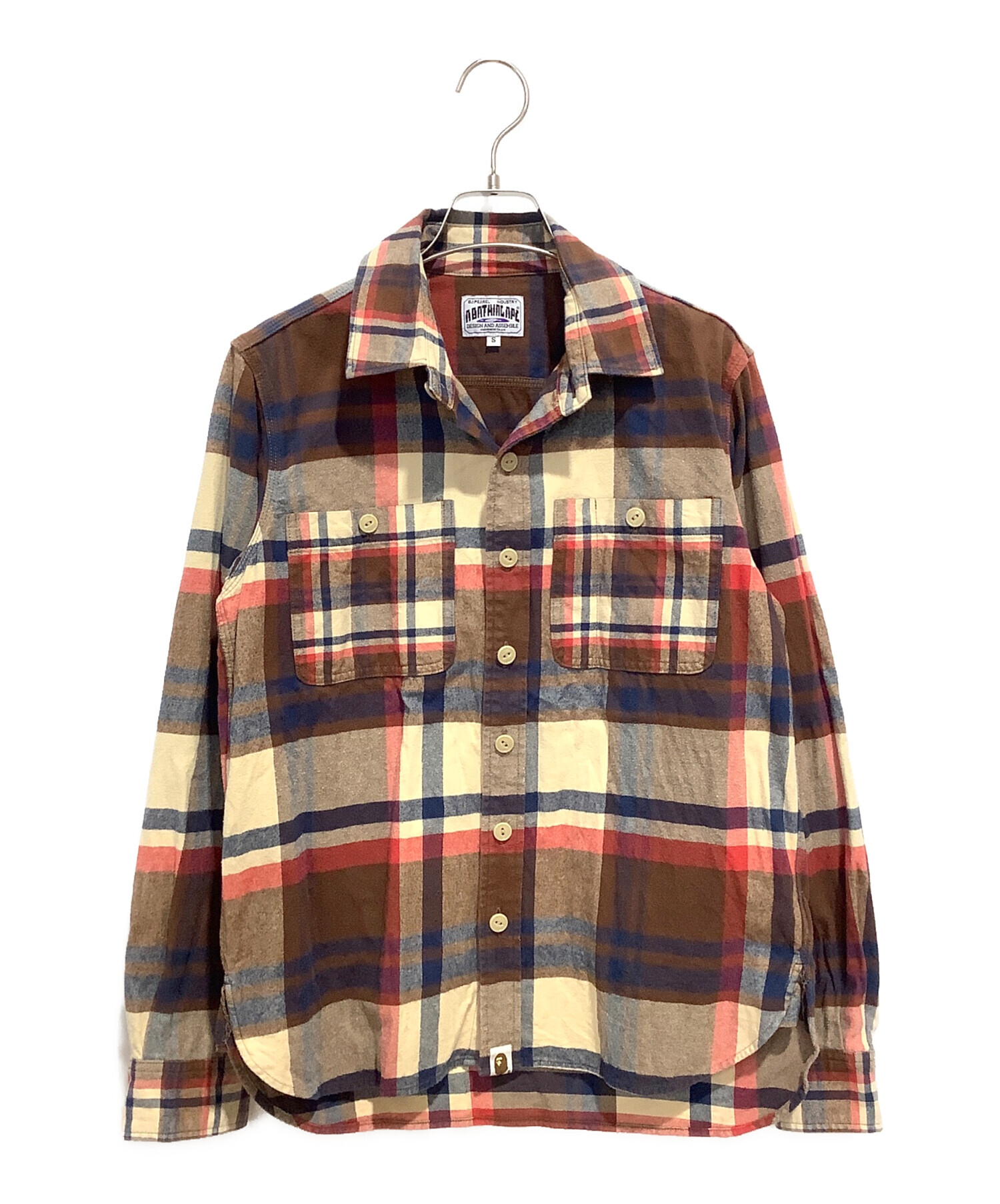 中古・古着通販】A BATHING APE (ア ベイシング エイプ) フランネル