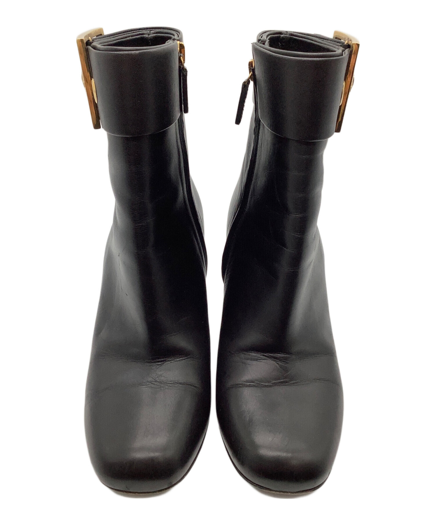 中古・古着通販】GUCCI (グッチ) ショートブーツ ブラック サイズ:36