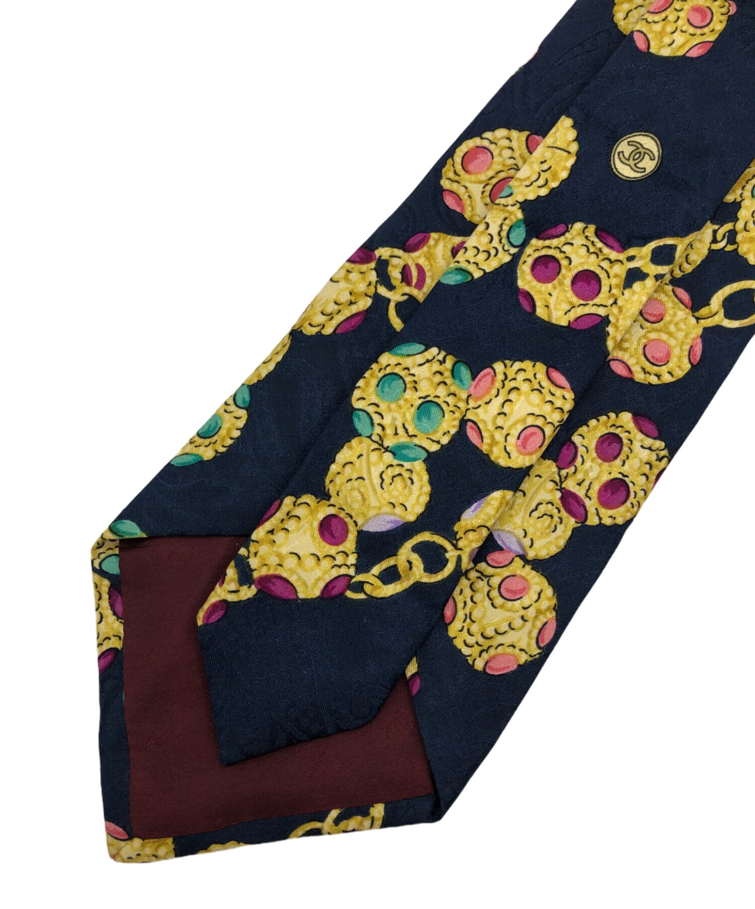 中古・古着通販】CHANEL (シャネル) グリポア柄 ネクタイ