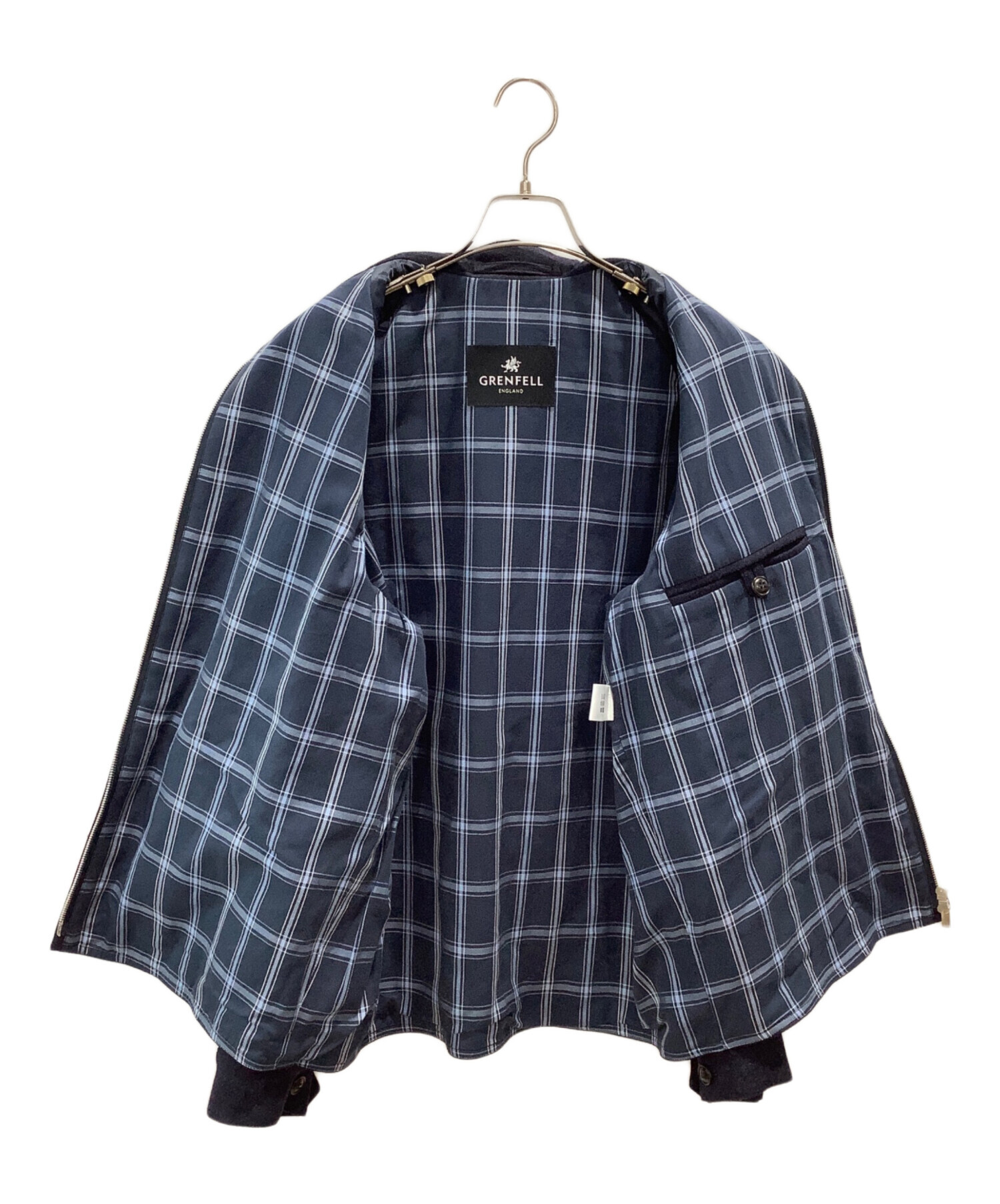 グレンフェル GRENFELL ゴルファー サイズ40 中古・古着通販】GRENFELL (グレンフェル) The Golfer Jacket ネイビー