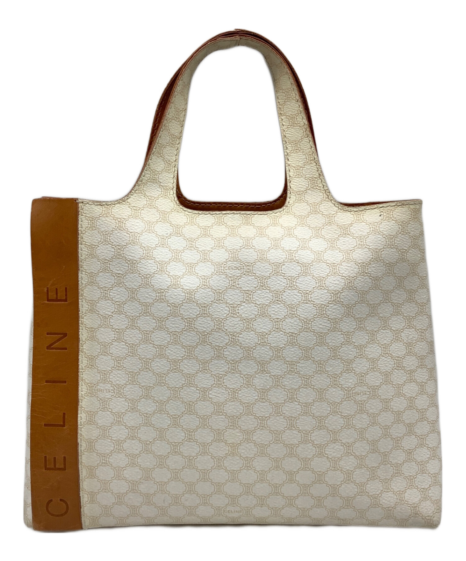 中古・古着通販】CELINE (セリーヌ) ハンドバッグ ホワイト｜ブランド 