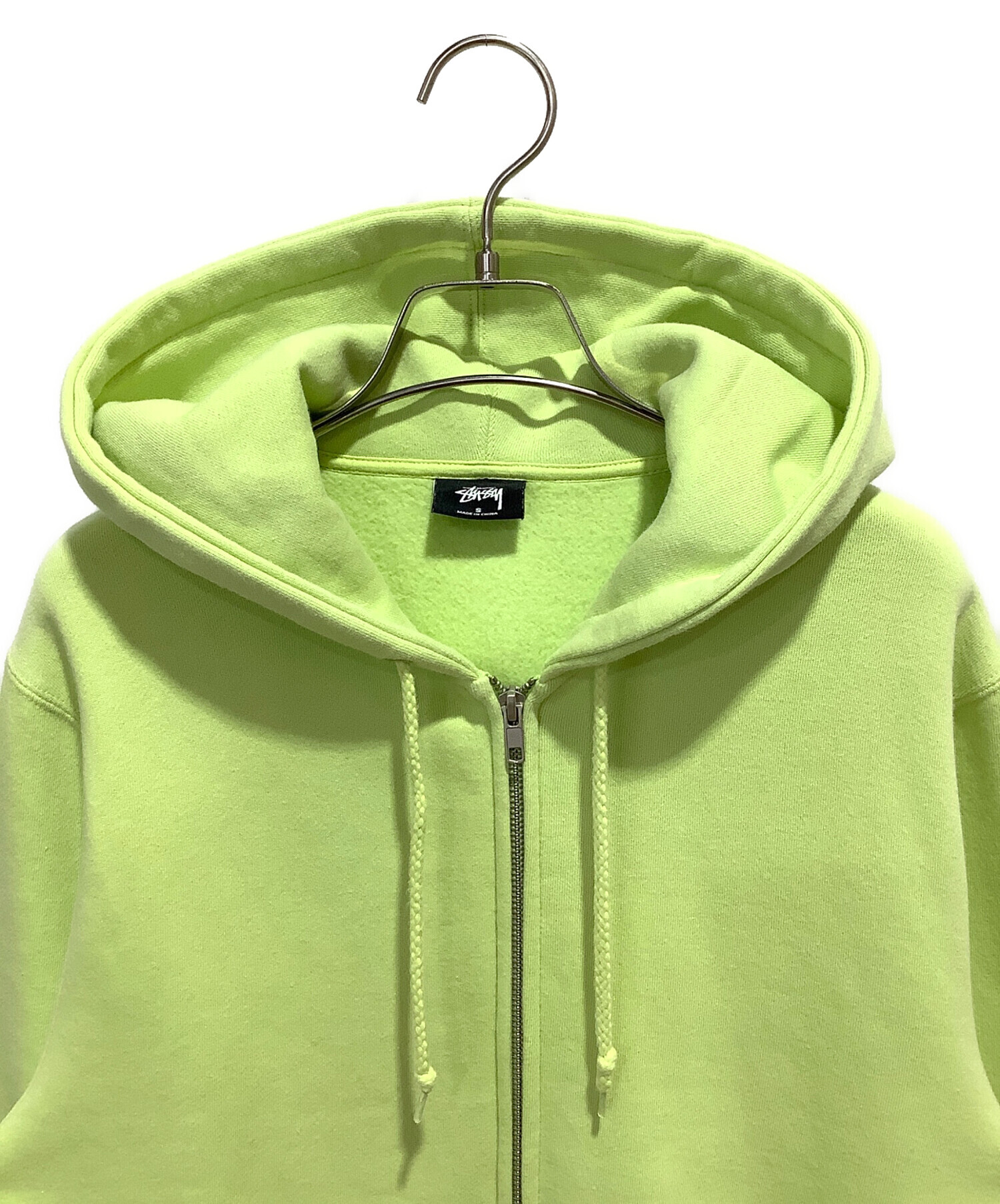中古・古着通販】stussy (ステューシー) ジップパーカー イエロー