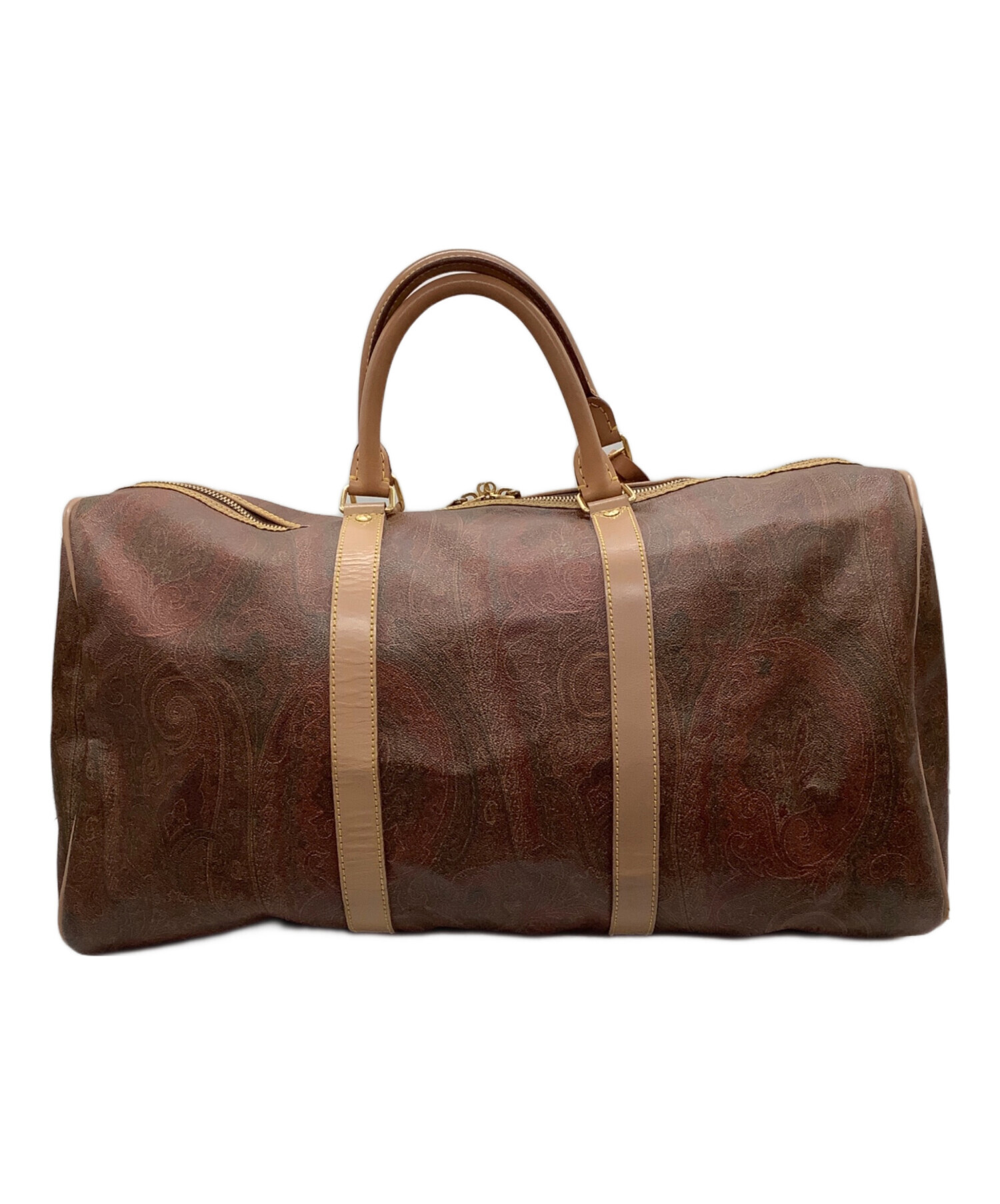 ETRO エトロ 2WAY レザー ボストンバッグ 中古・古着通販】ETRO (エトロ) ボストンバッグ レッド｜ブランド