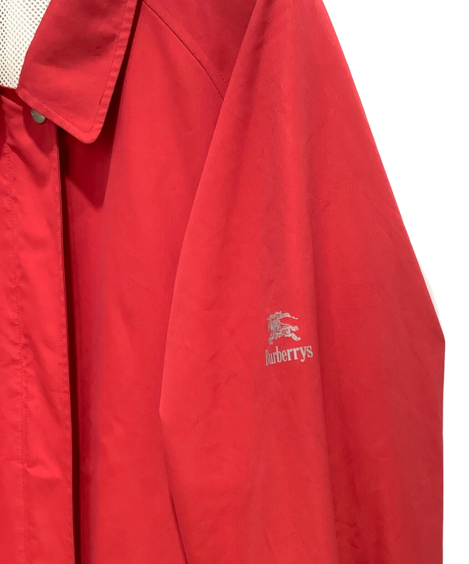 中古・古着通販】Burberry's (バーバリー) ショートブルゾン レッド