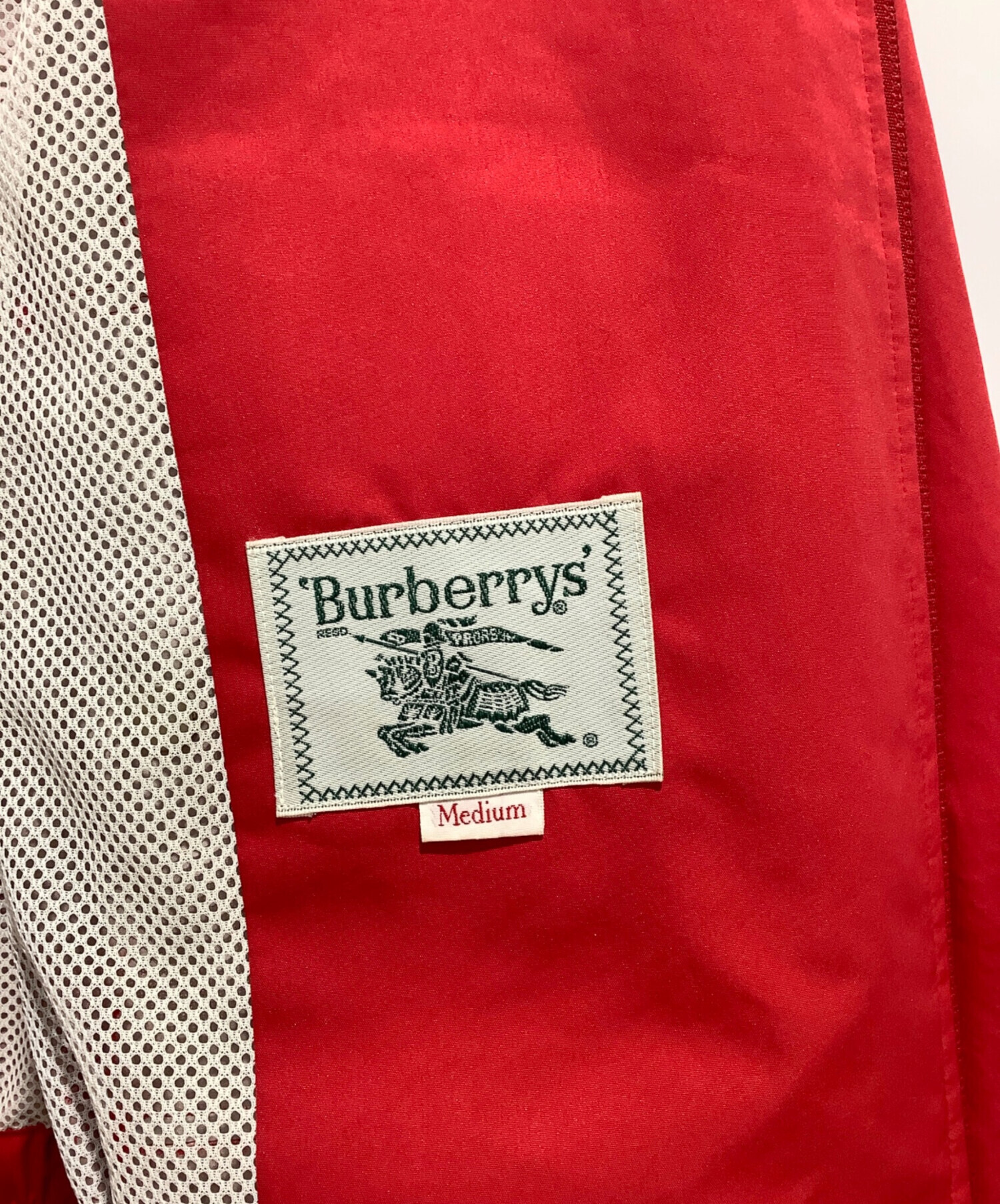 中古・古着通販】Burberry's (バーバリー) ショートブルゾン レッド