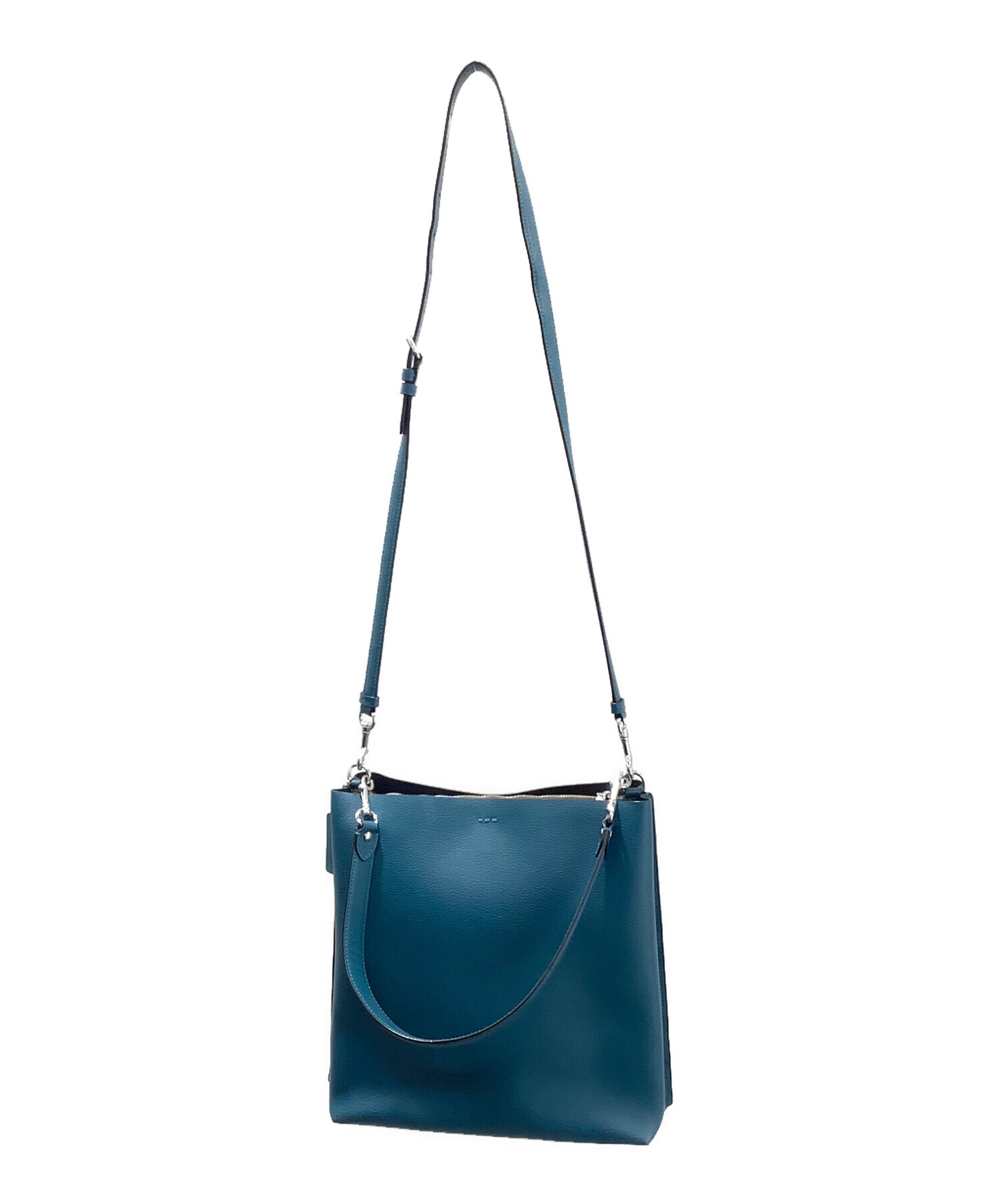 中古・古着通販】COACH (コーチ) 2WAYショルダーバッグ ブルー