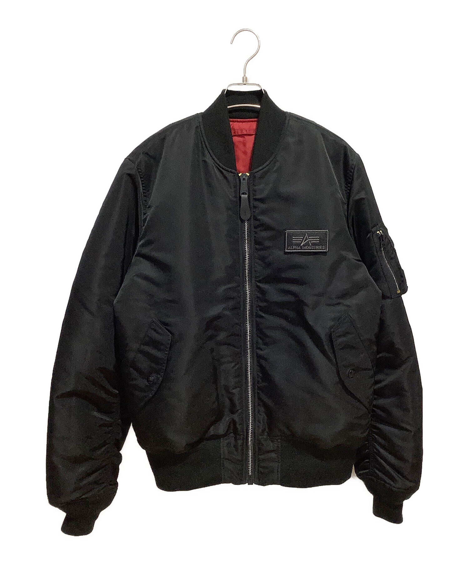 中古・古着通販】ALPHA (アルファ) MA-1ジャケット ブラック サイズ:XL