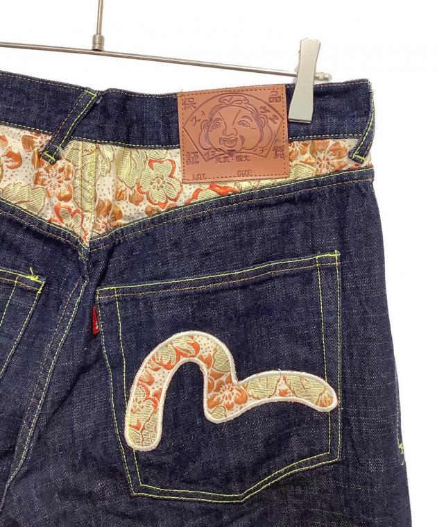 中古・古着通販】EVISU (エヴィス) デニムハーフパンツ インディゴ
