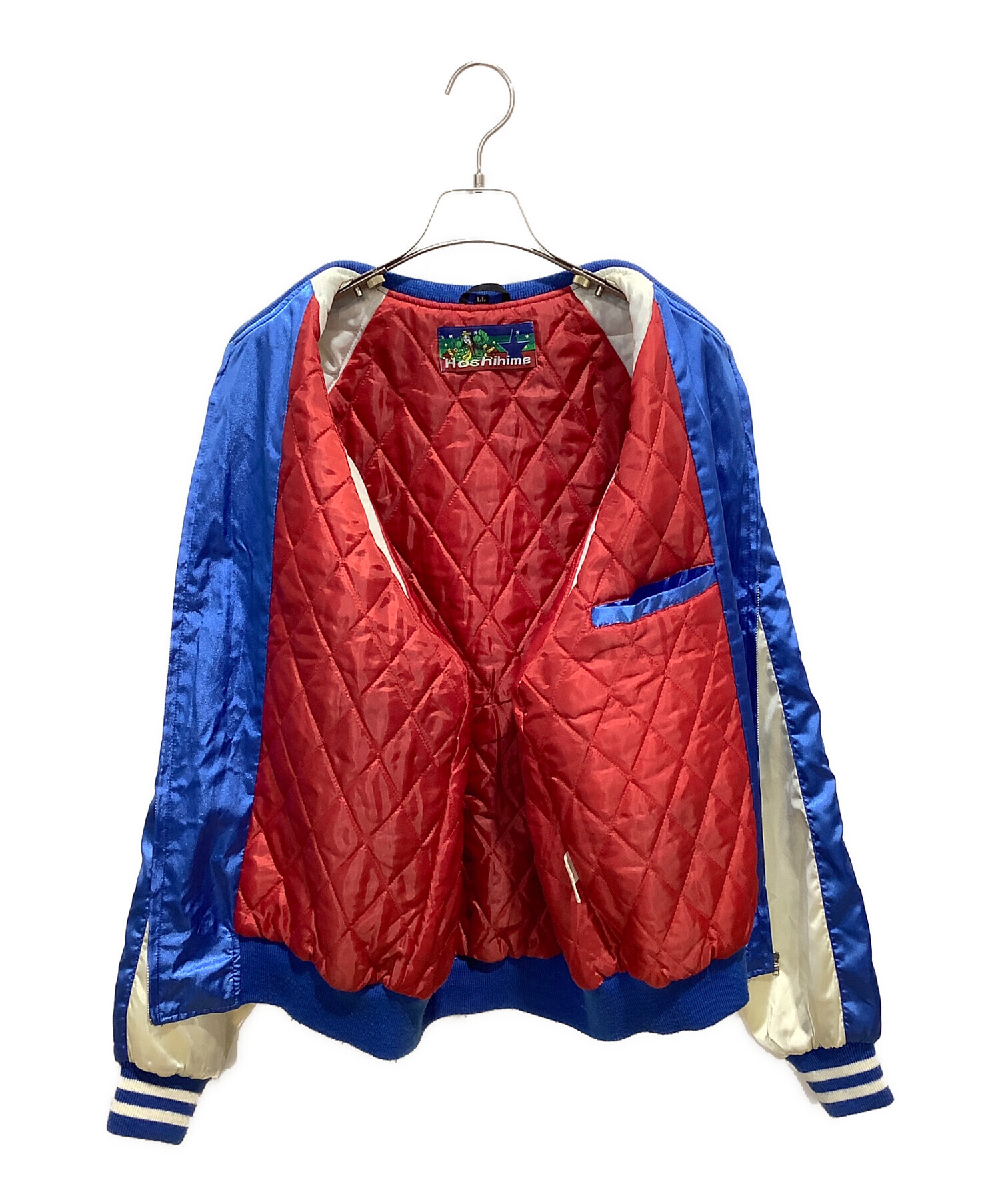 中古・古着通販】hoshihime (ホシヒメ) スカジャン 龍 スカイブルー